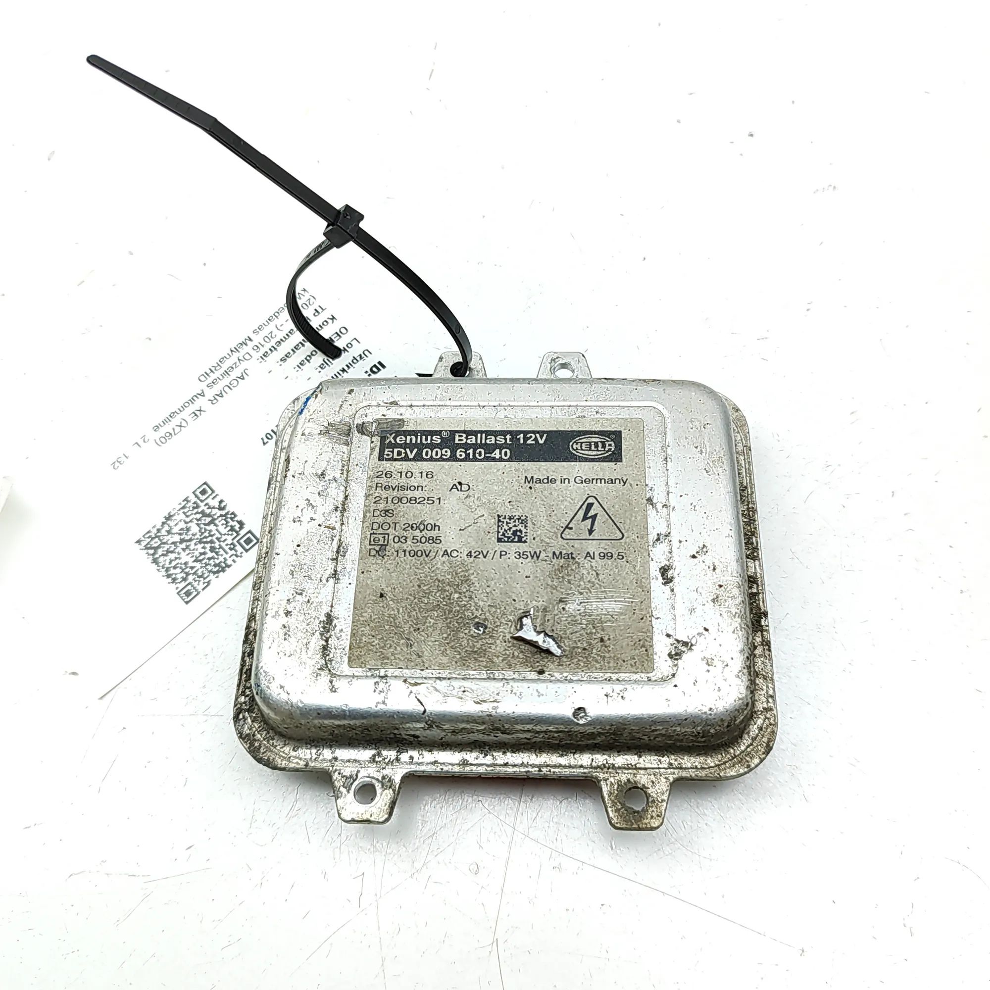 Jaguar XE Xenon Light Control Unit Xenon Light Control Unit — JAGUAR XE (X760) (20...