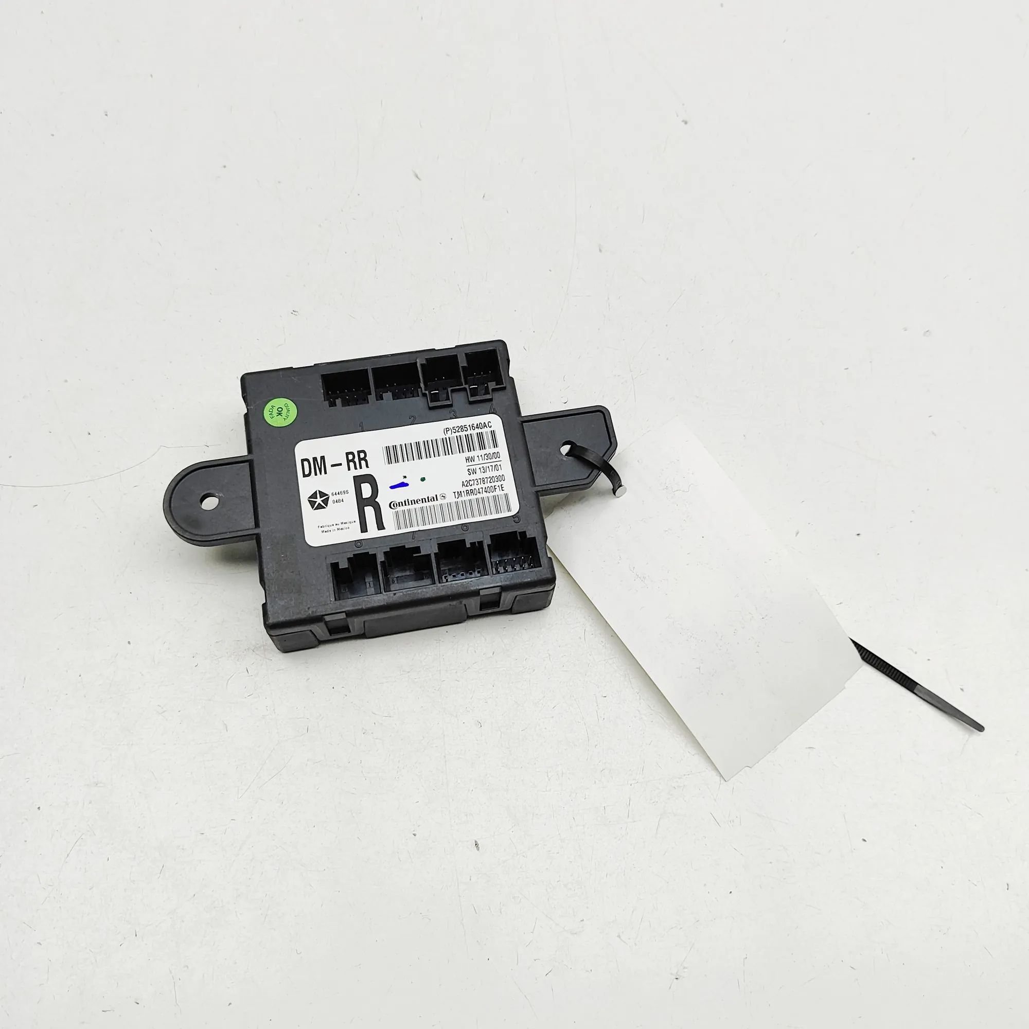 Maserati Ghibli Door control unit — rear right Door control unit — rear right — MASERATI GHIBL...