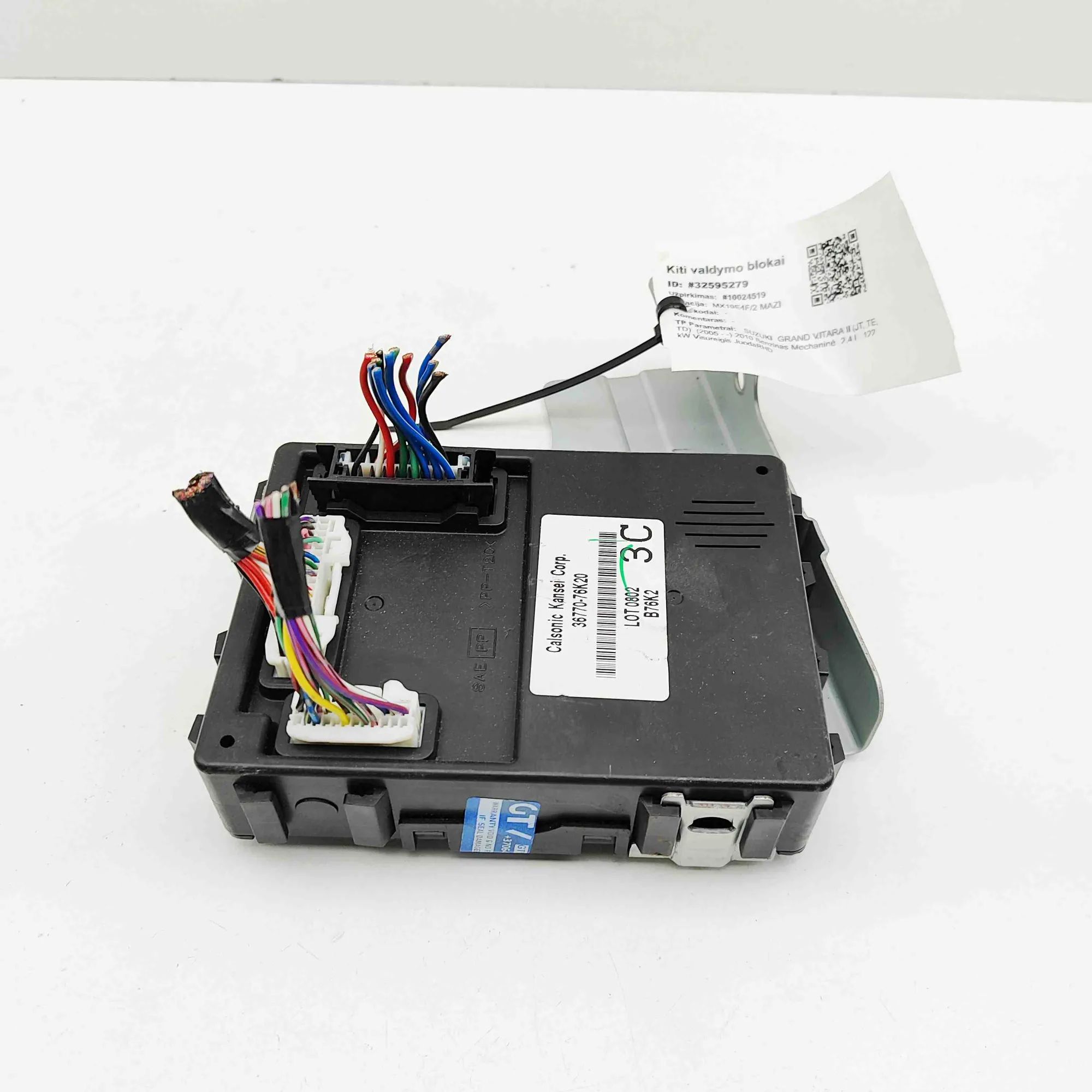 Suzuki Grand Vitara Comfort Control Unit Comfort Control Unit — SUZUKI GRAND (VITARA II ...