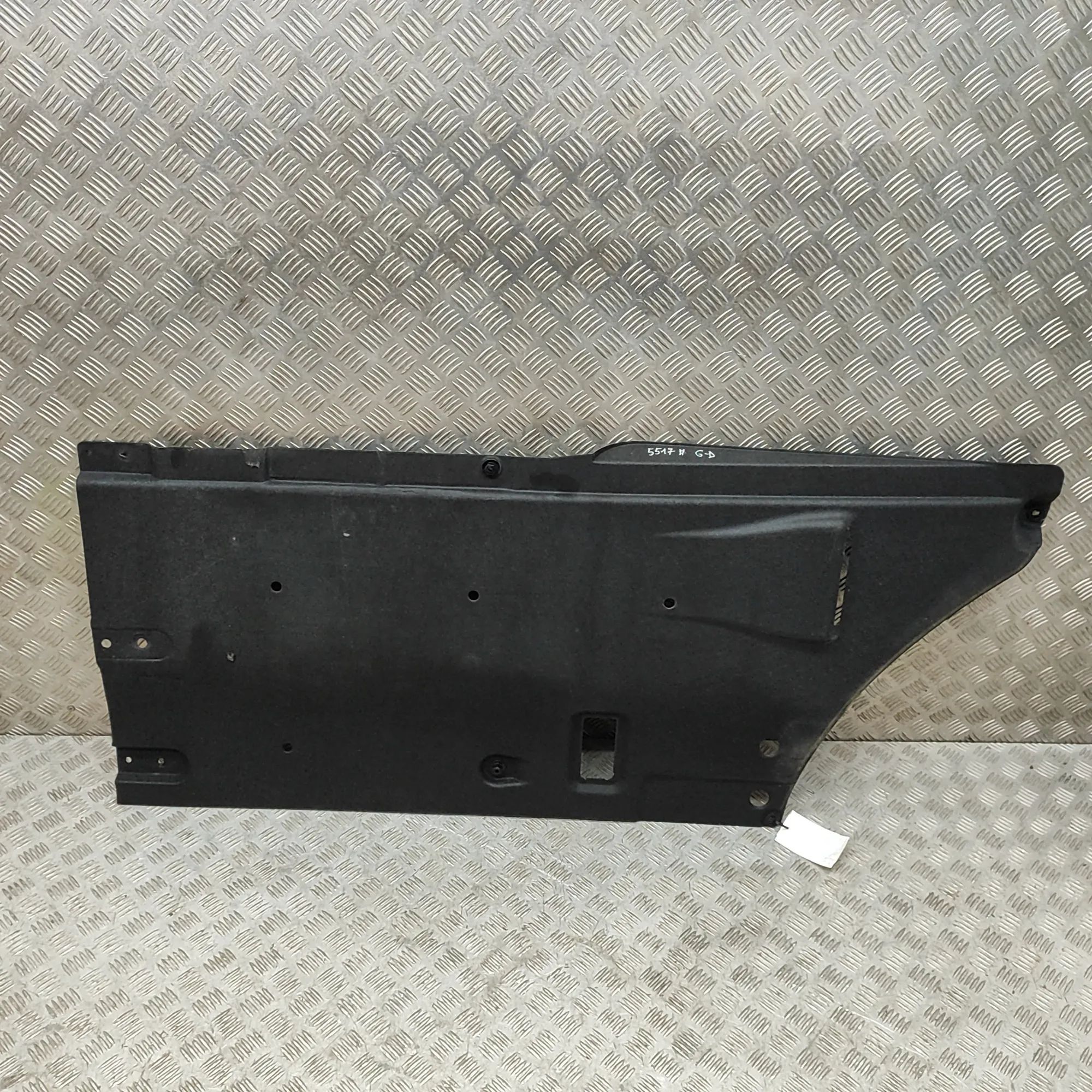 Kia Optima (JF) Underbody cover — rear right