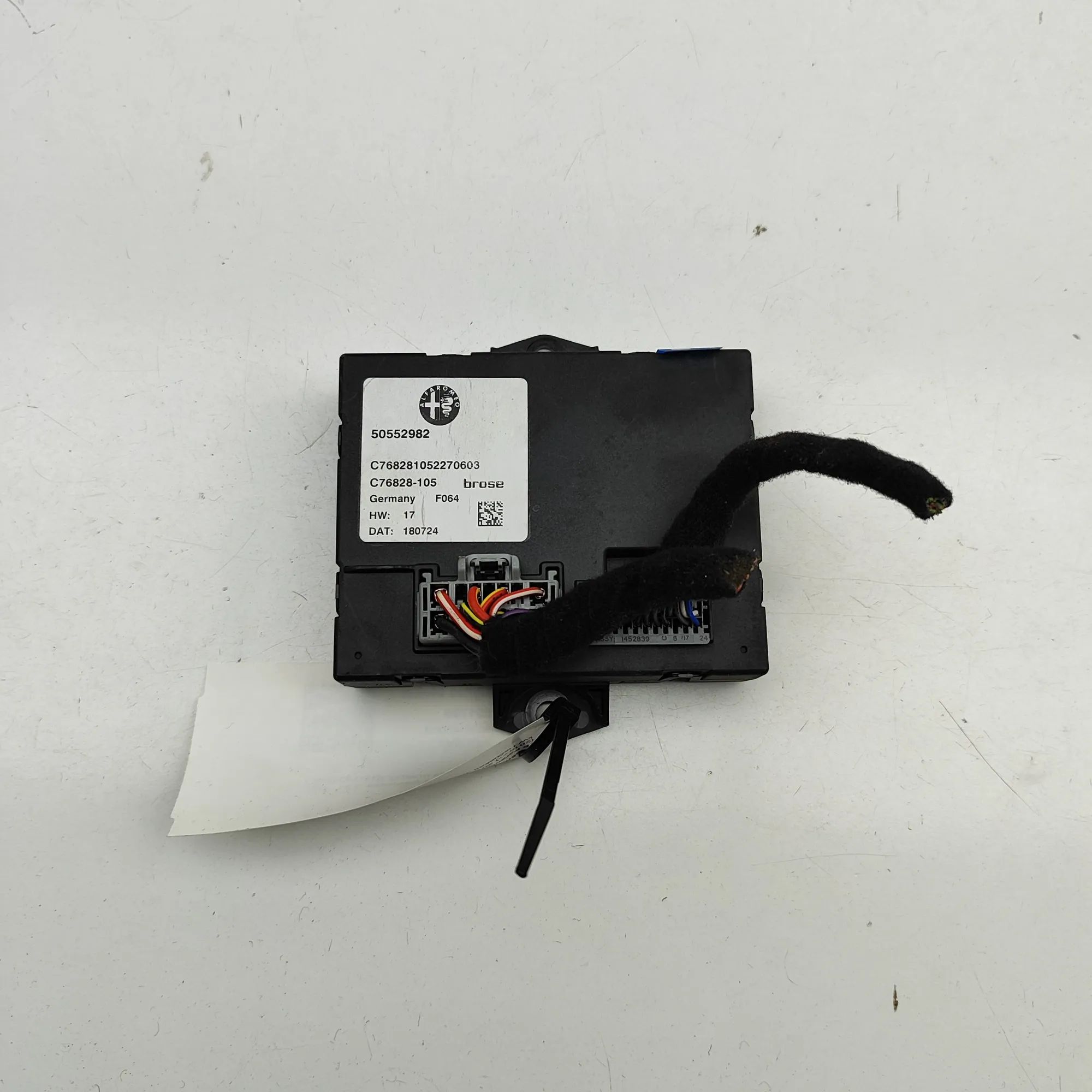 Alfa-Romeo Stelvio Comfort Control Unit Comfort Control Unit — ALFA ROMEO STELVIO (949_...