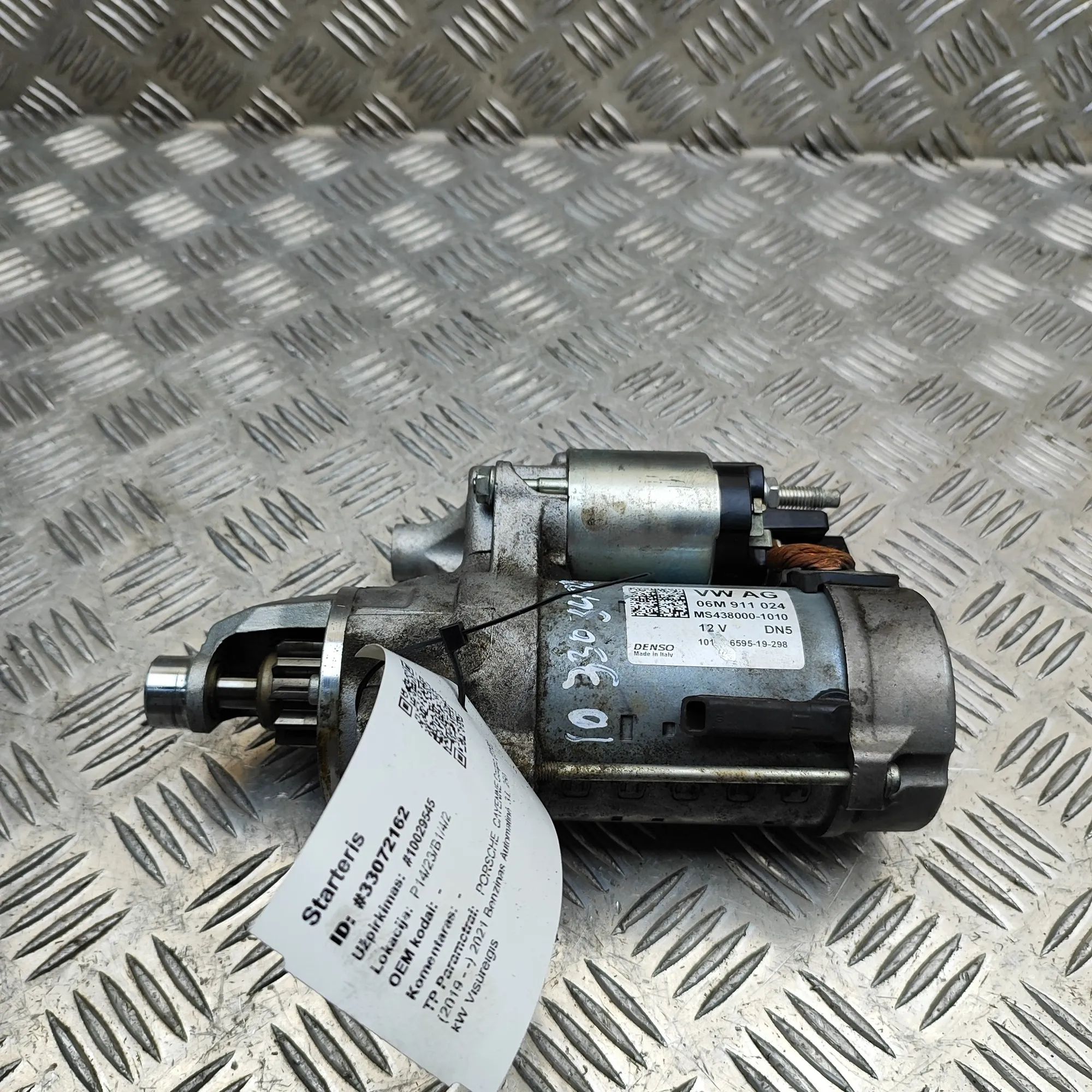 Porsche Cayenne Starter Motor Starter motor — PORSCHE CAYENNE (Coupe 9YB) (20...