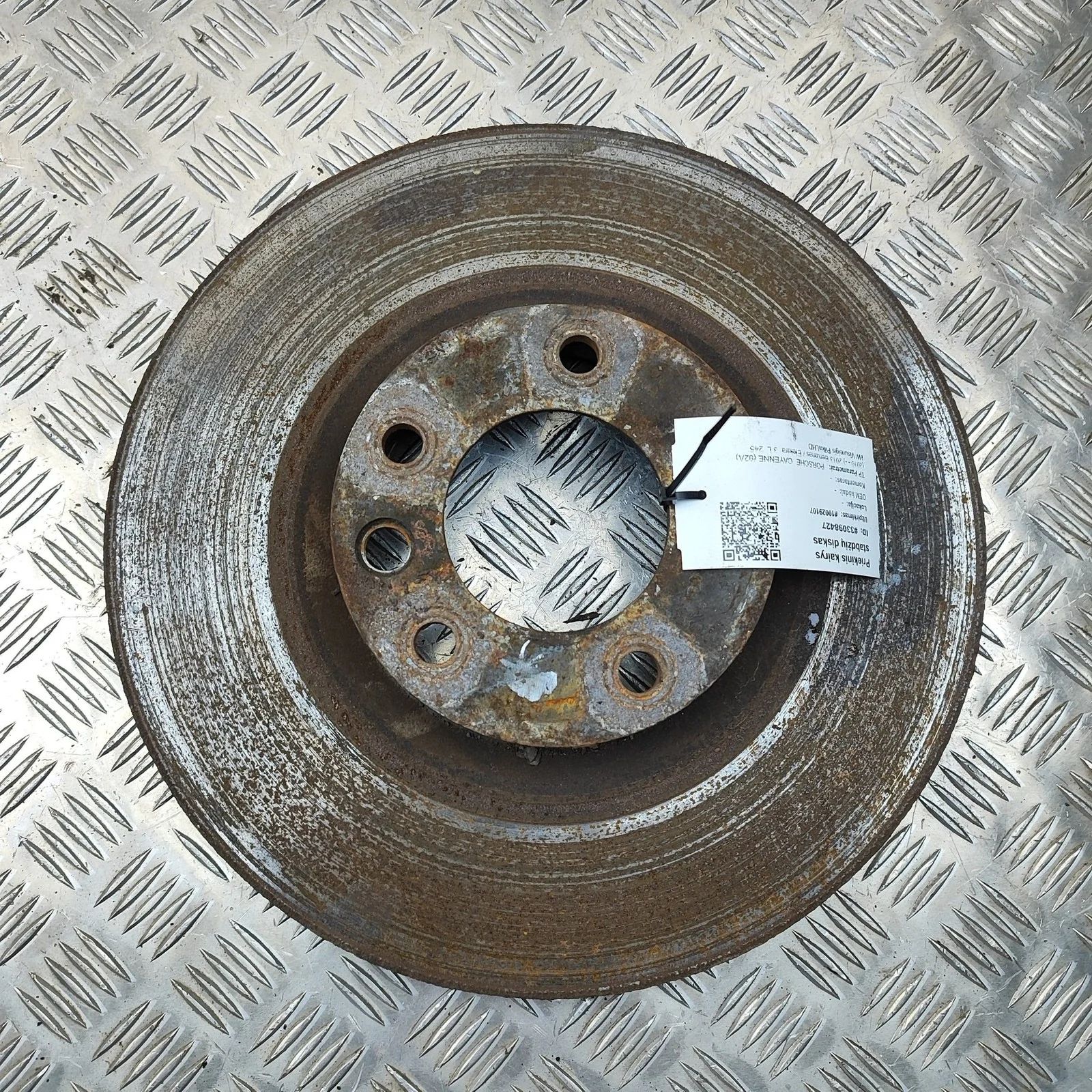 Porsche Cayenne Front Left Brake Disc Front Left Brake Disc — PORSCHE CAYENNE (92A) (...