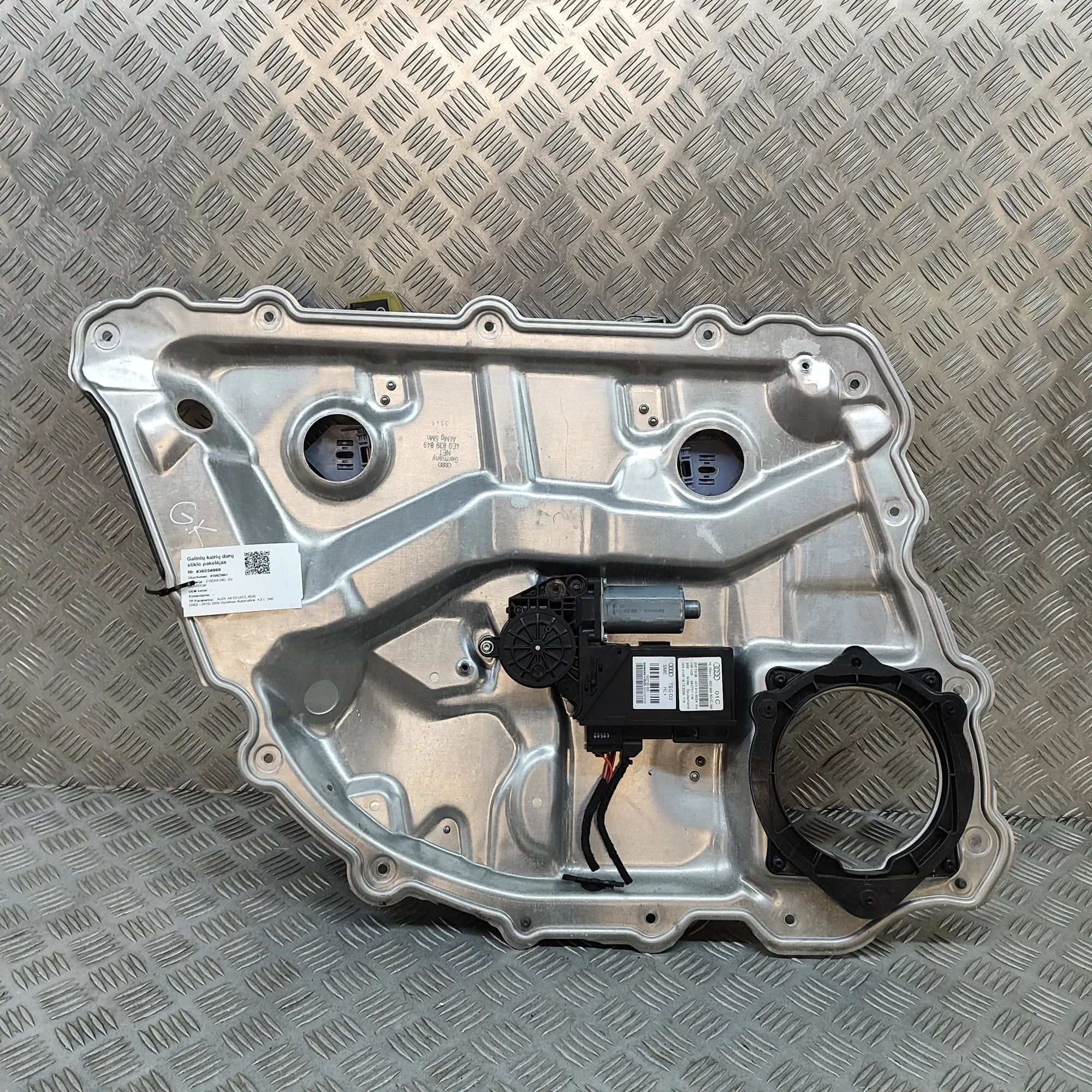 Audi A8 (D3) Rear Left Door Window Regulator Rear Left Door Window Regulator — AUDI A8 (D3 4...