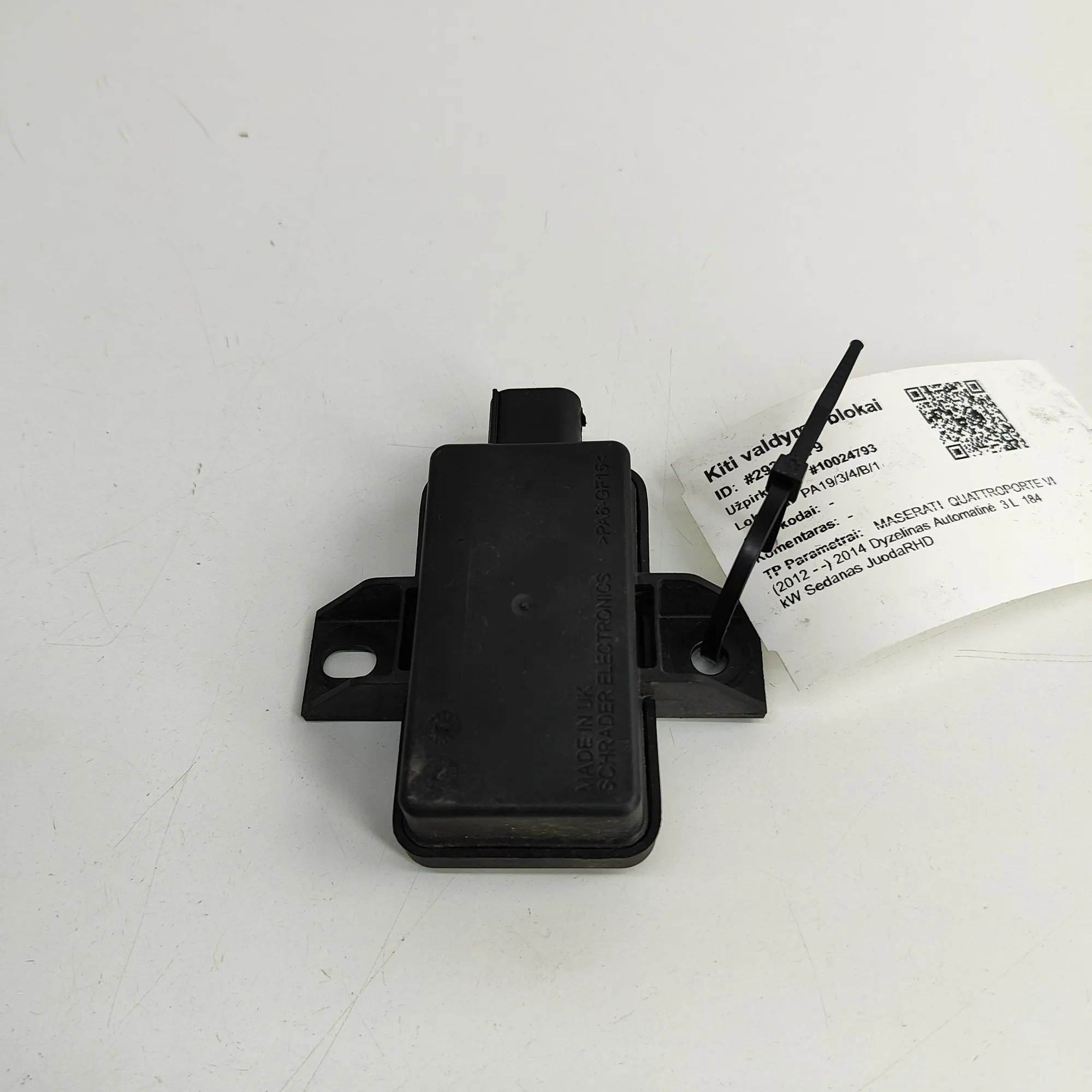 Maserati Quattroporte Tyre Pressure Control Module Tyre Pressure Control Module — MASERATI QUATTRO...