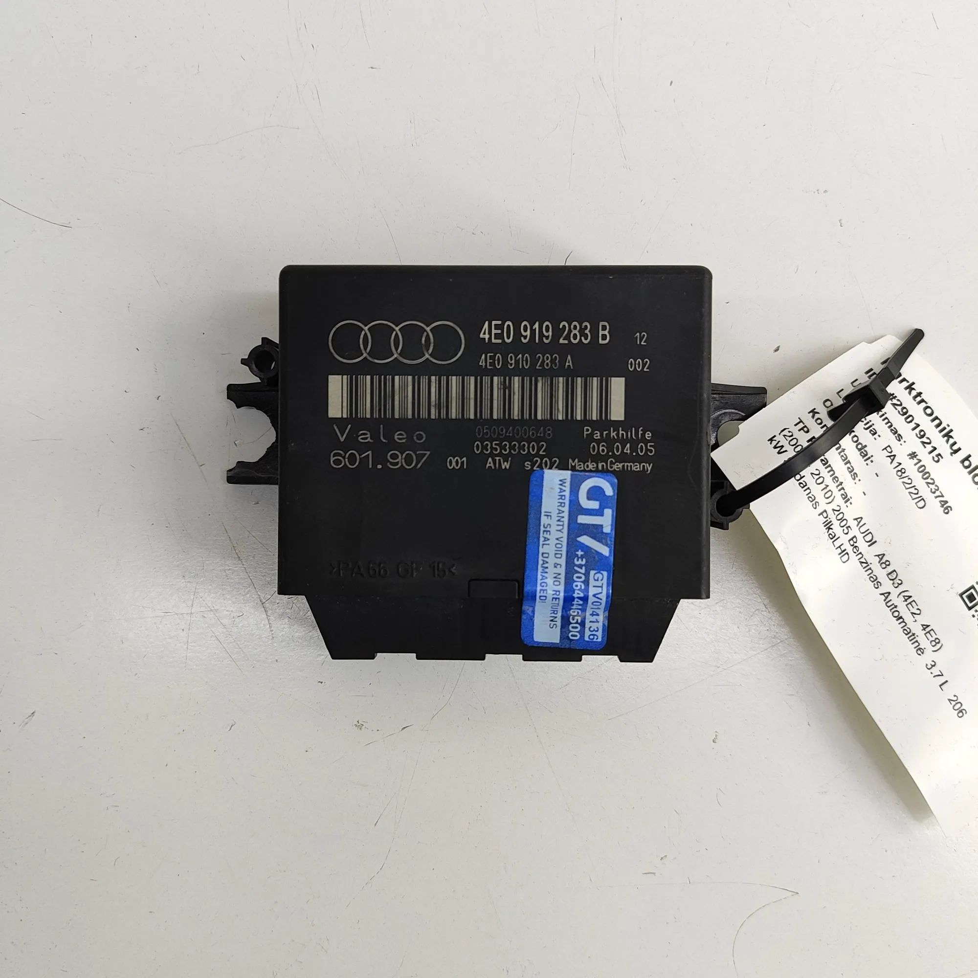 Audi A8 (D3) PDC Parking Sensor Control Unit PDC Parking Sensor Control Unit — AUDI A8 (D3 4...