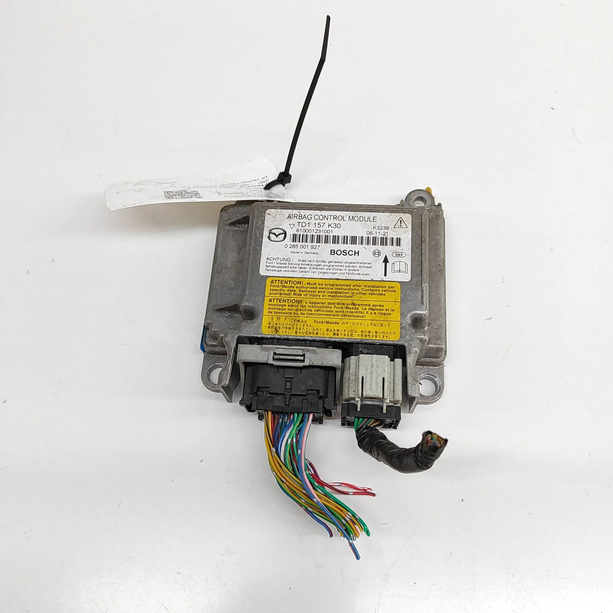 Mazda CX-9 SRS Control Unit SRS Control Unit — MAZDA CX-9 (TB) (2007-...) —...