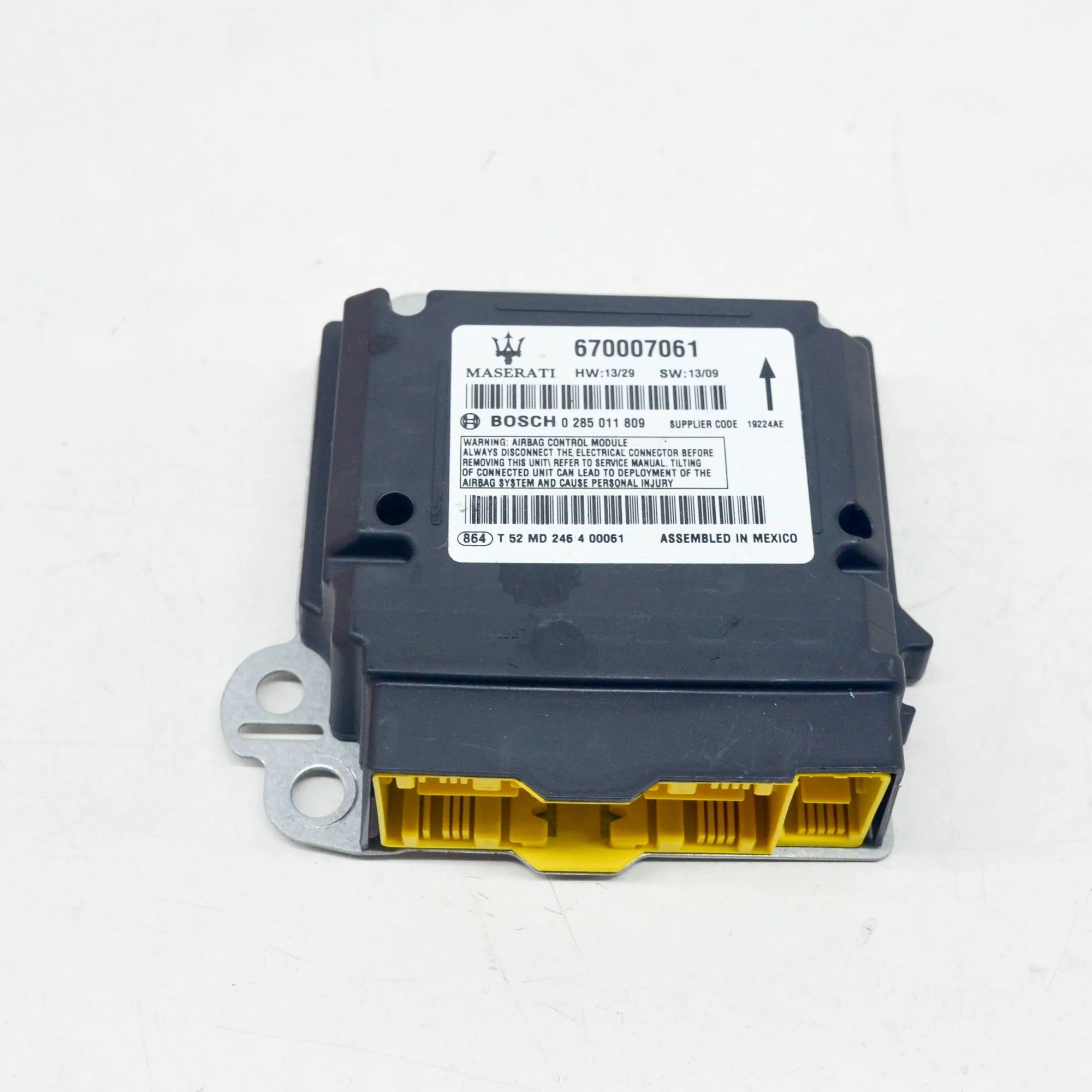 Maserati Ghibli SRS Control Unit SRS Control Unit — MASERATI GHIBLI (M157) (2013...