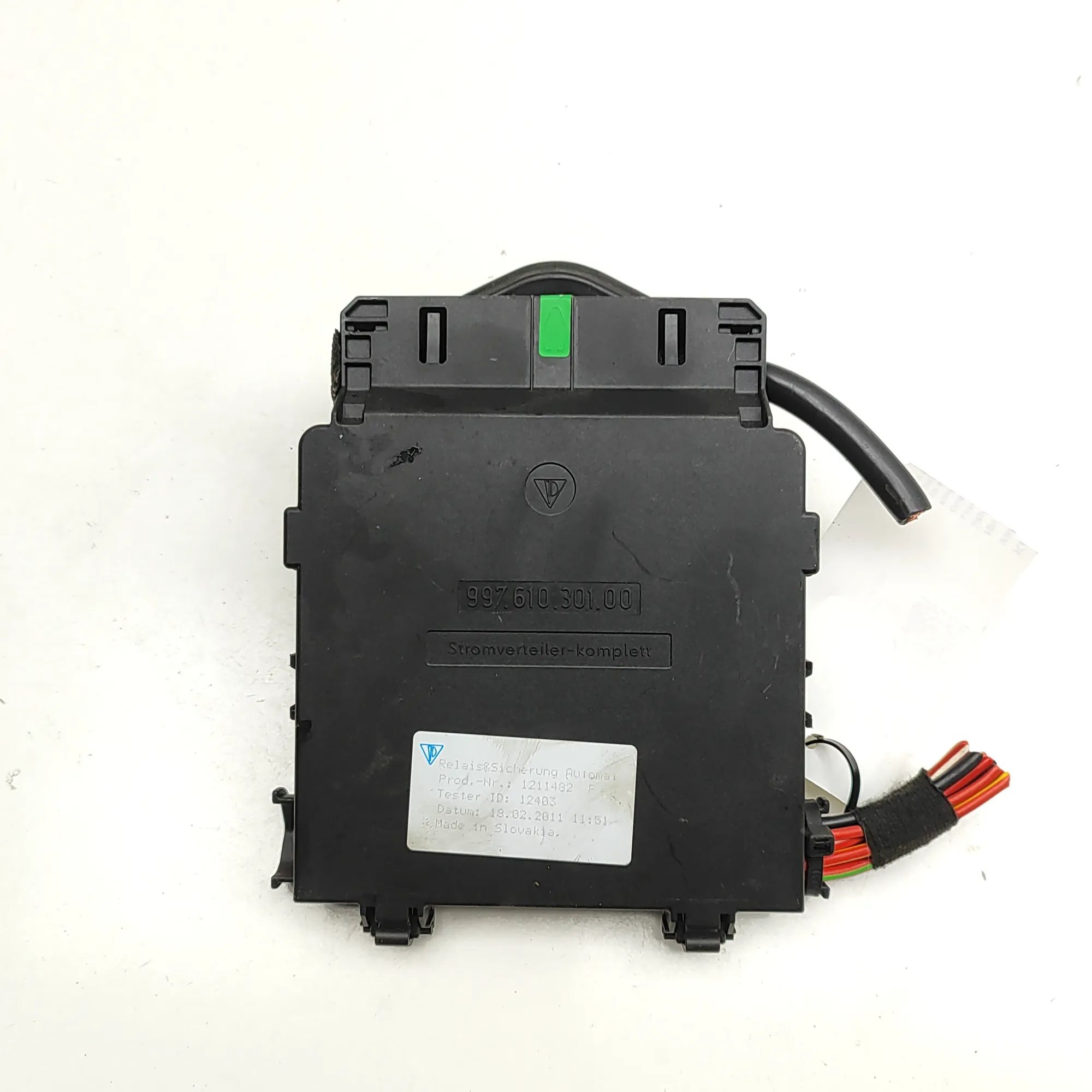 Porsche Cayman (987) Power Distribution Unit Power distribution unit — PORSCHE CAYMAN (987) ...
