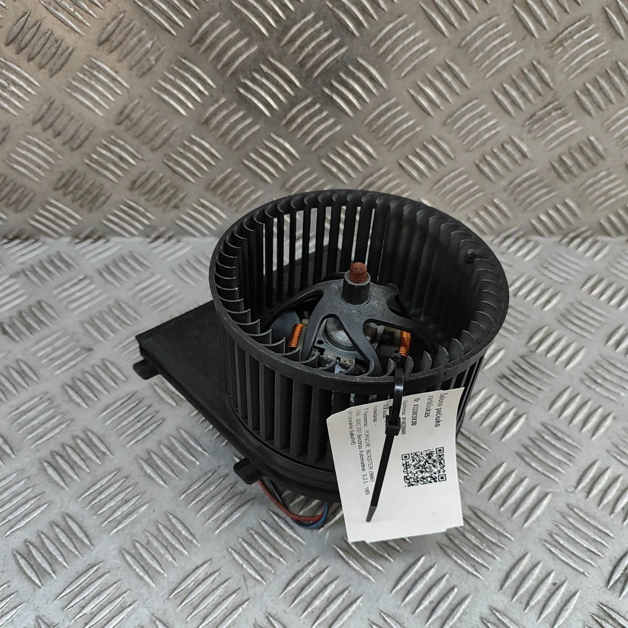Porsche Boxster (986) Heater Blower Fan Heater Blower Fan — PORSCHE BOXSTER (986) (1996...
