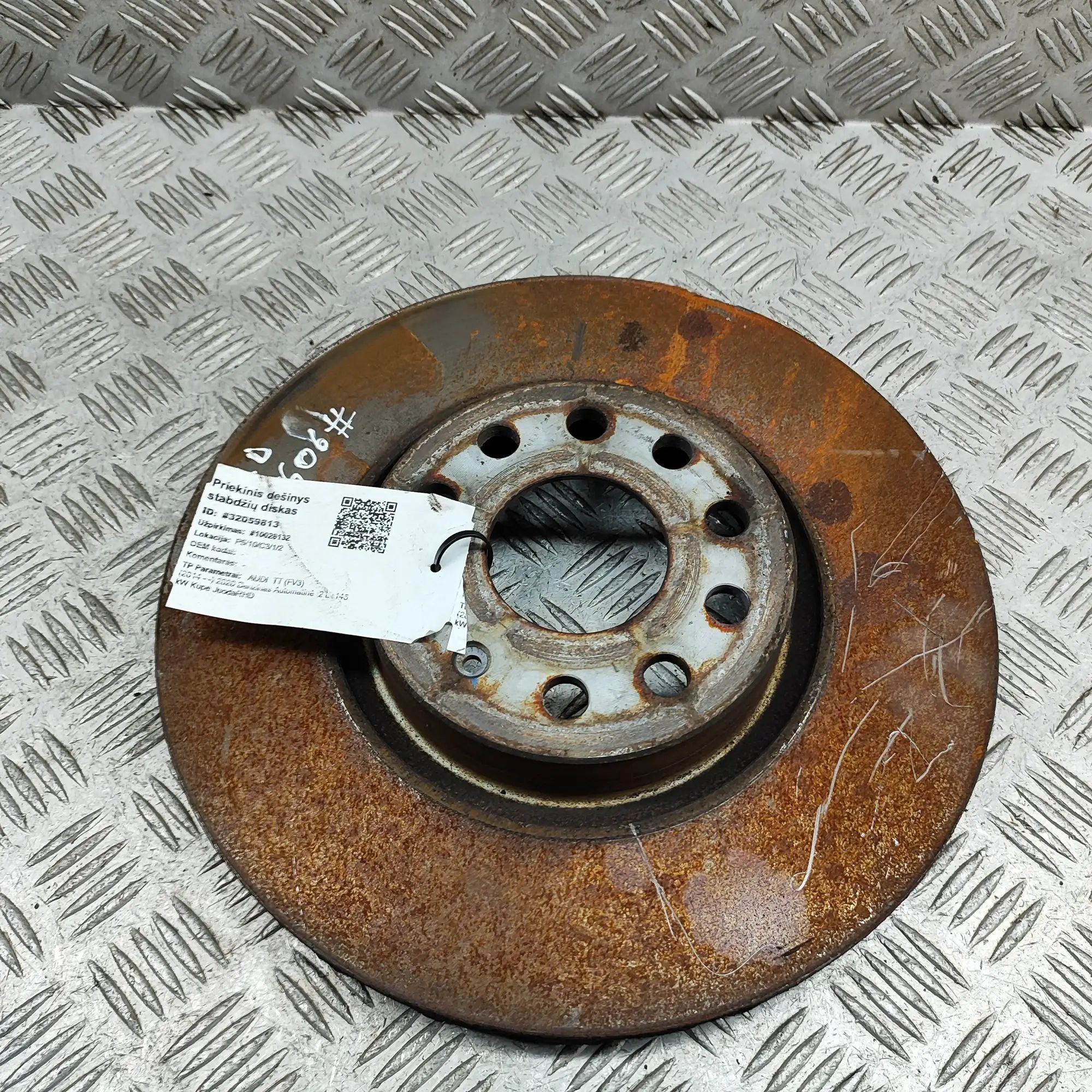 Audi TT (8S) Front Right Brake Disc Front Right Brake Disc — AUDI TT (FV3) (2014-.....