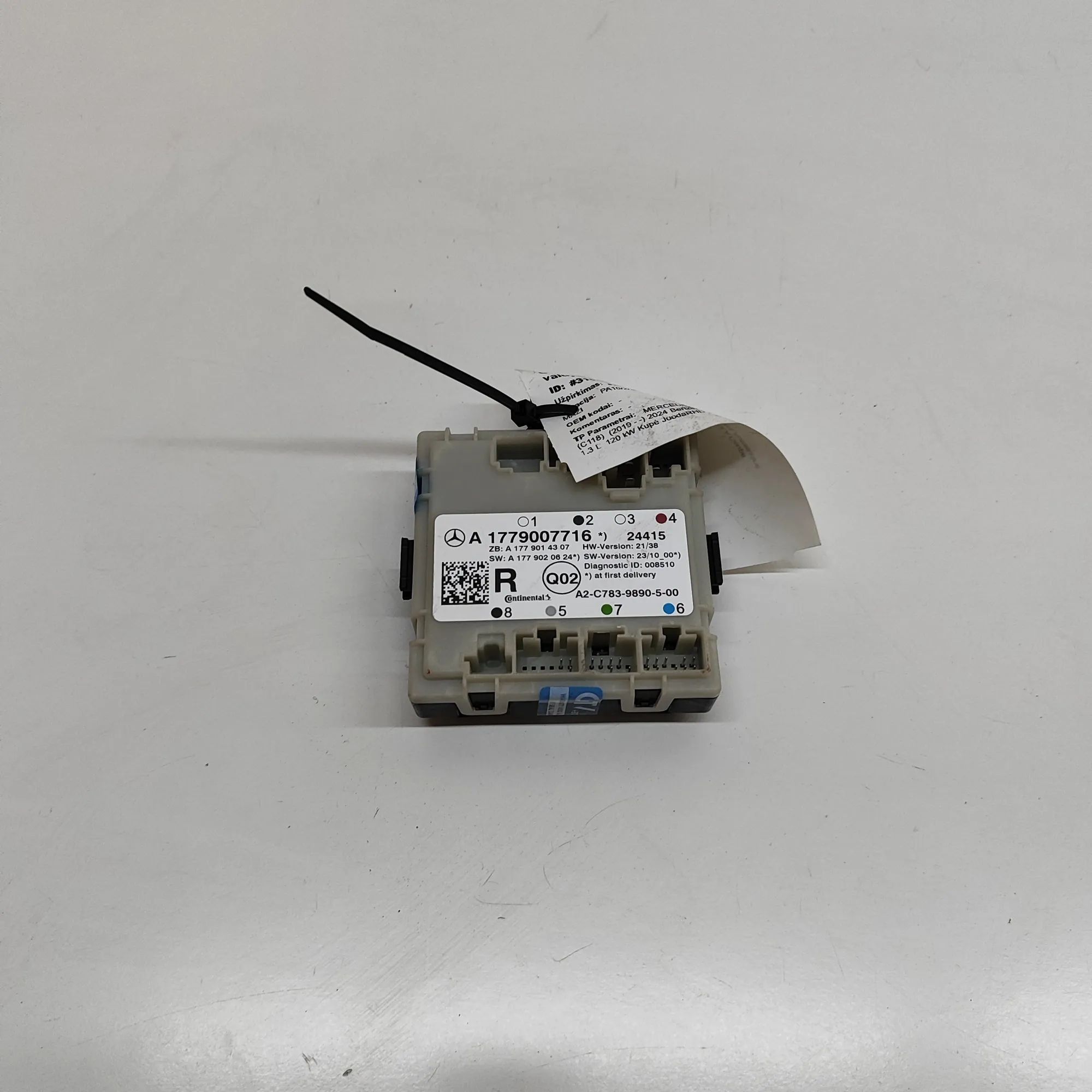 Mercedes-Benz CLA (C118) Door control unit — rear right Door control unit — rear right — MERCEDES BENZ ...