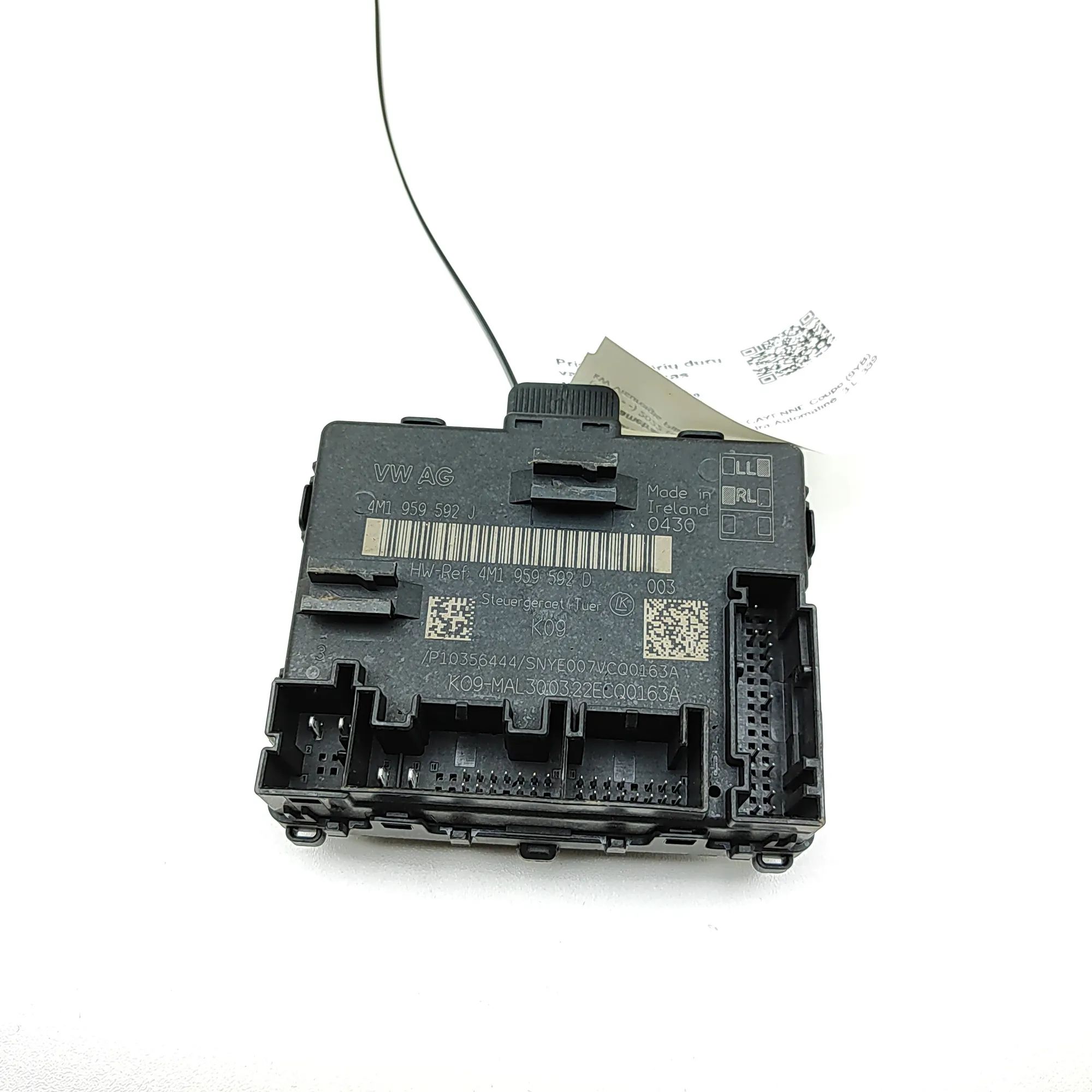 Porsche Cayenne Door control unit — front left Door control unit — front left — PORSCHE CAYENN...