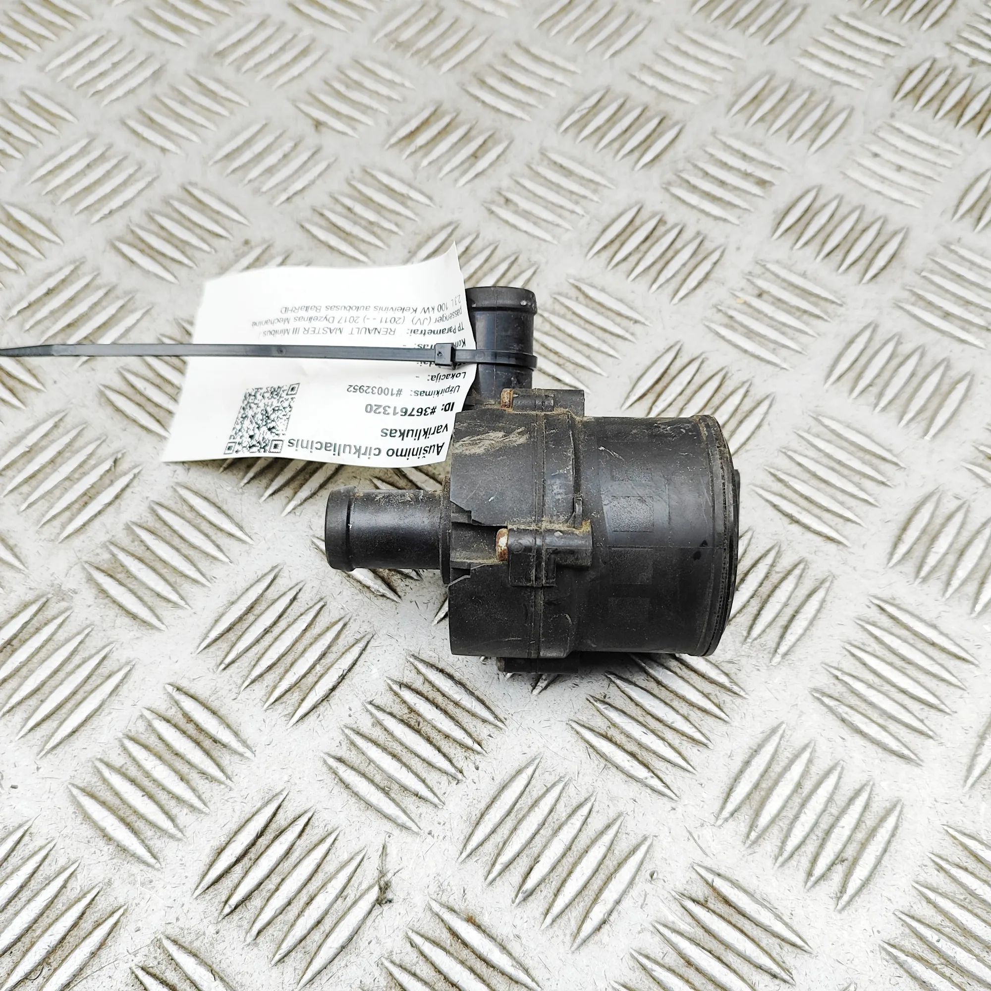 Renault Master Auxiliary Water Pump Auxiliary Water Pump — RENAULT MASTER (III Mini...
