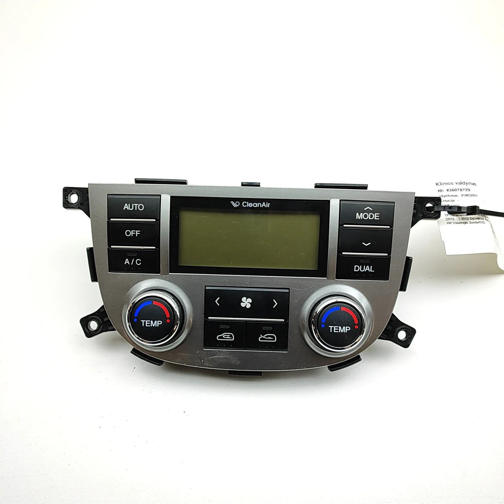 Hyundai Santa Fe Climate control unit Climate control unit — HYUNDAI SANTA (FÉ II CM)...