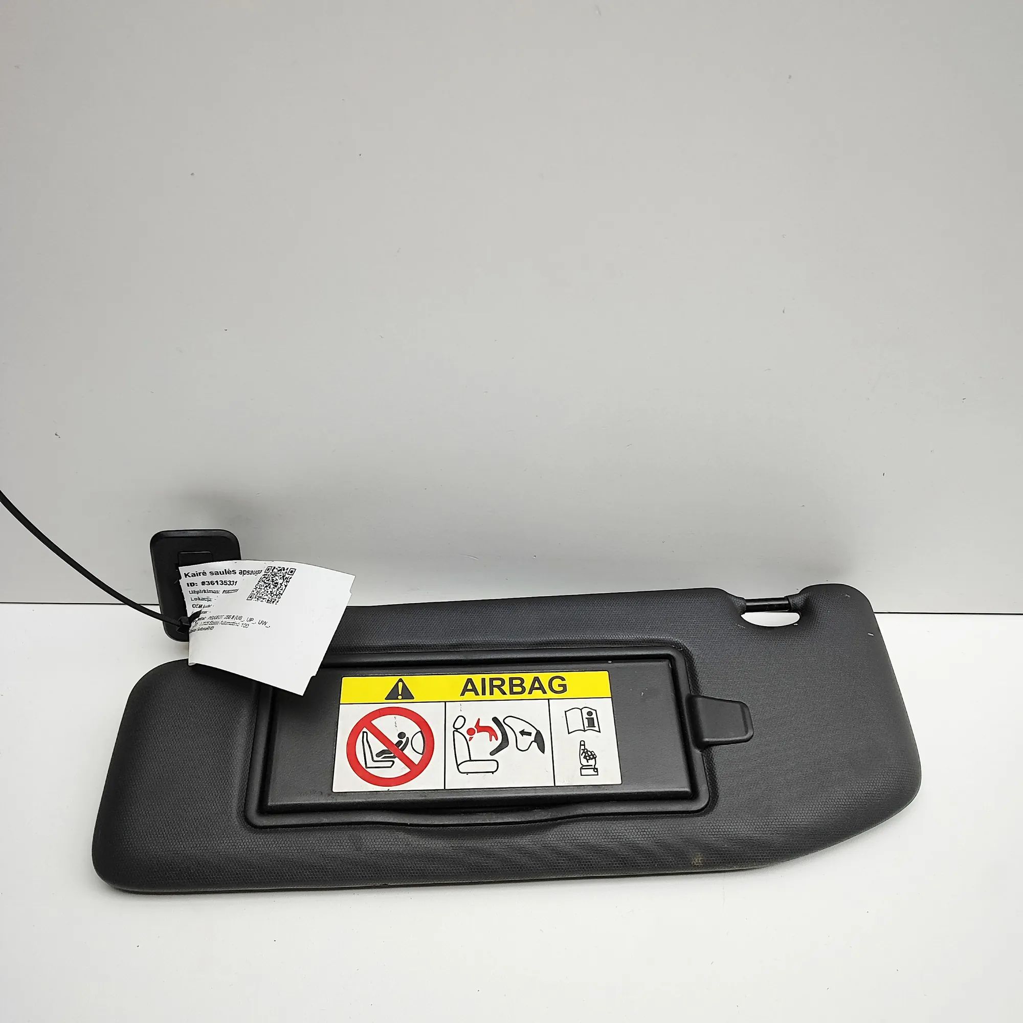 Peugeot 208 Left Side Sun Visor Left Side Sun Visor — PEUGEOT 208 (II UB_, UP_,...