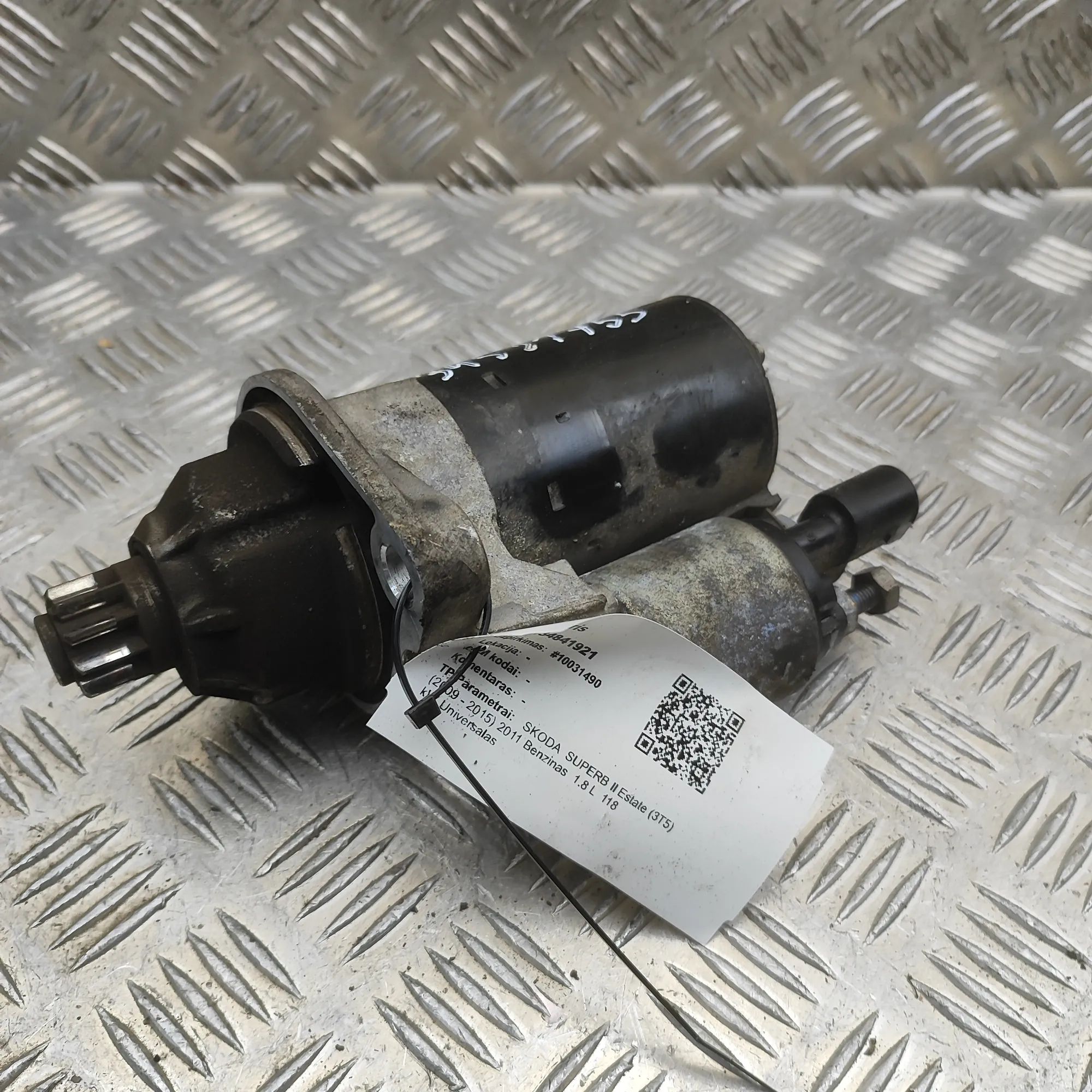 Skoda Superb (3T) Starter Motor Starter motor — SKODA SUPERB (II Estate 3T5) (2...
