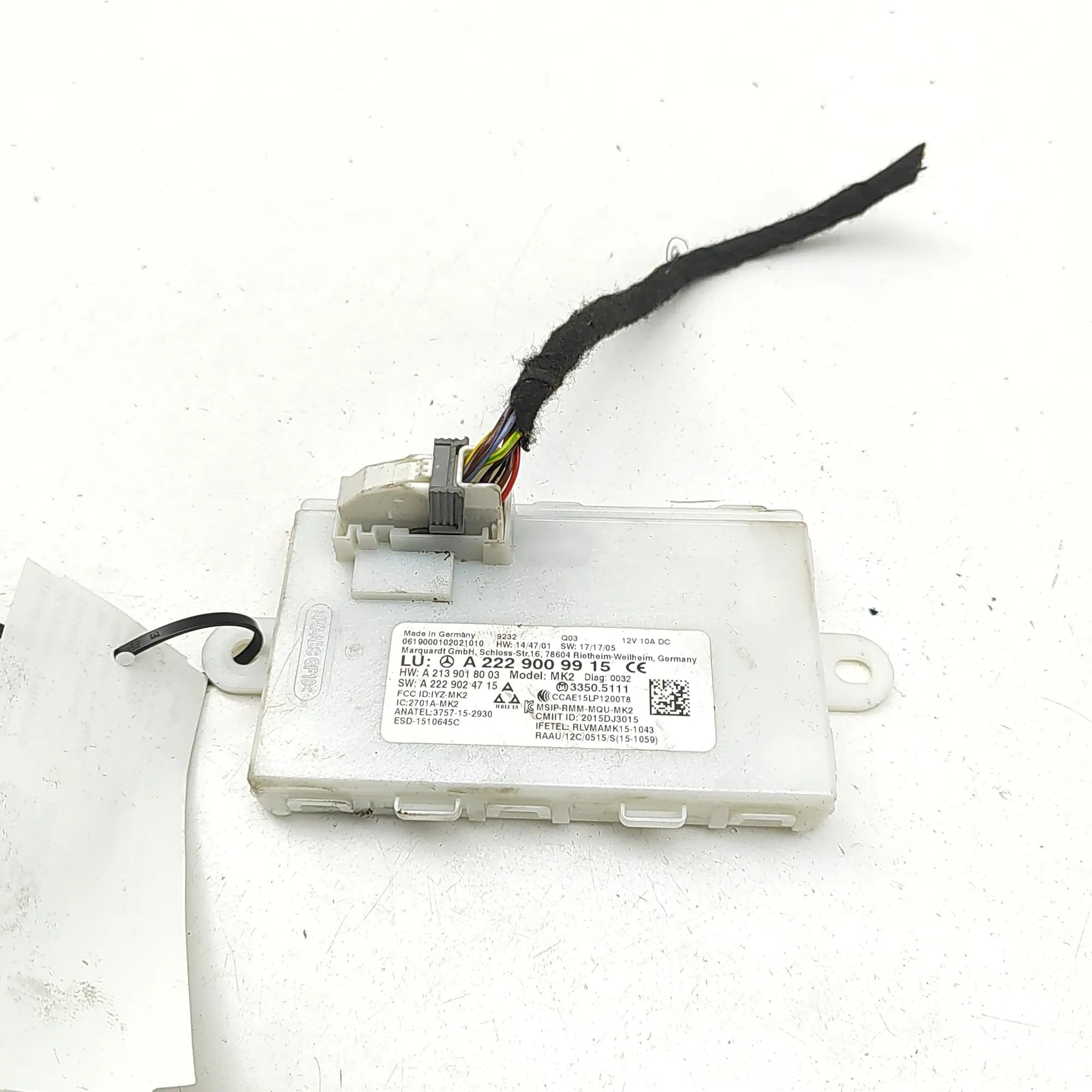 Mercedes-Benz GLC (X253) Keyless Control Unit Keyless Control Unit — MERCEDES BENZ GLC (X253,...