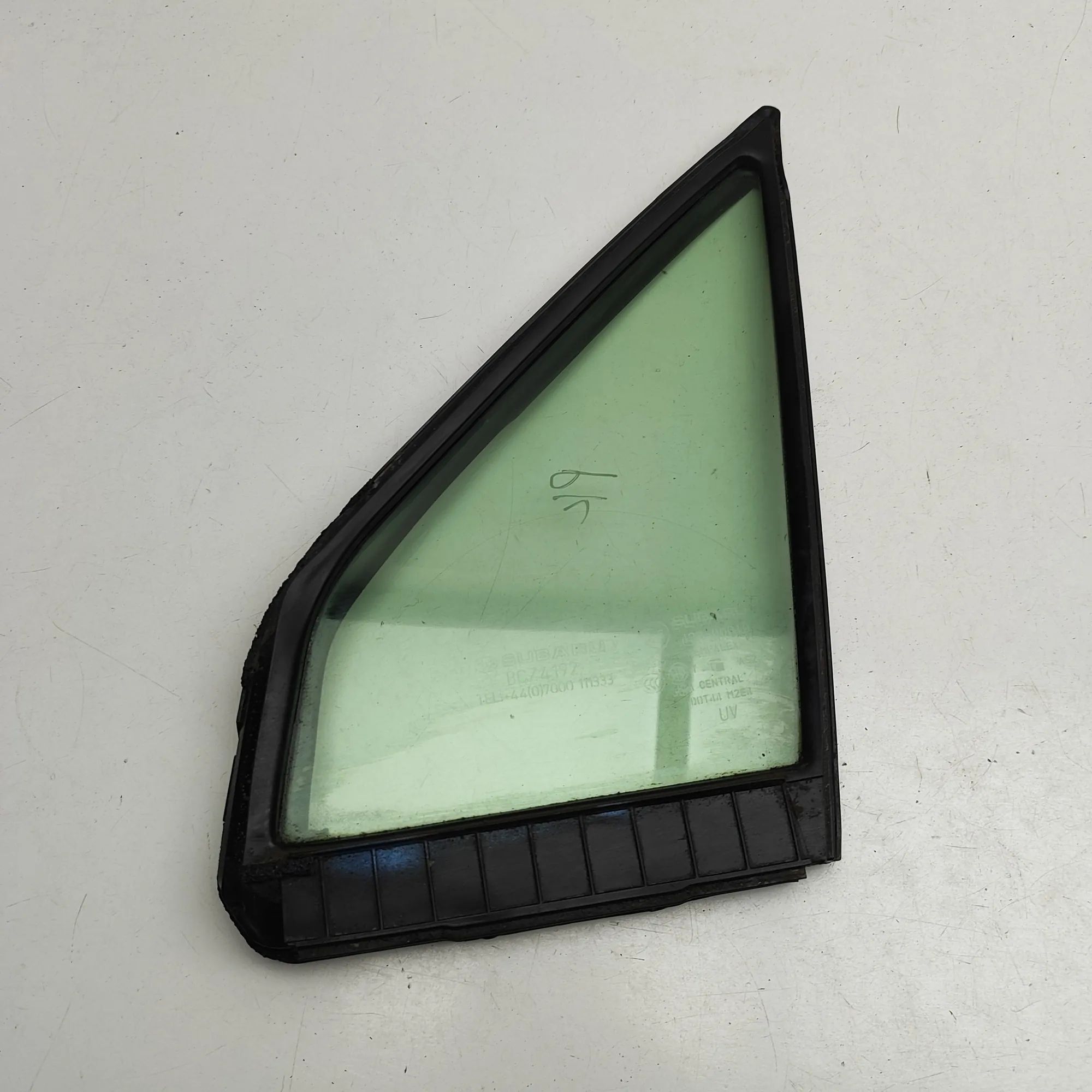 Subaru Forester Door quarter window — front left Door quarter window — front left — SUBARU FORES...