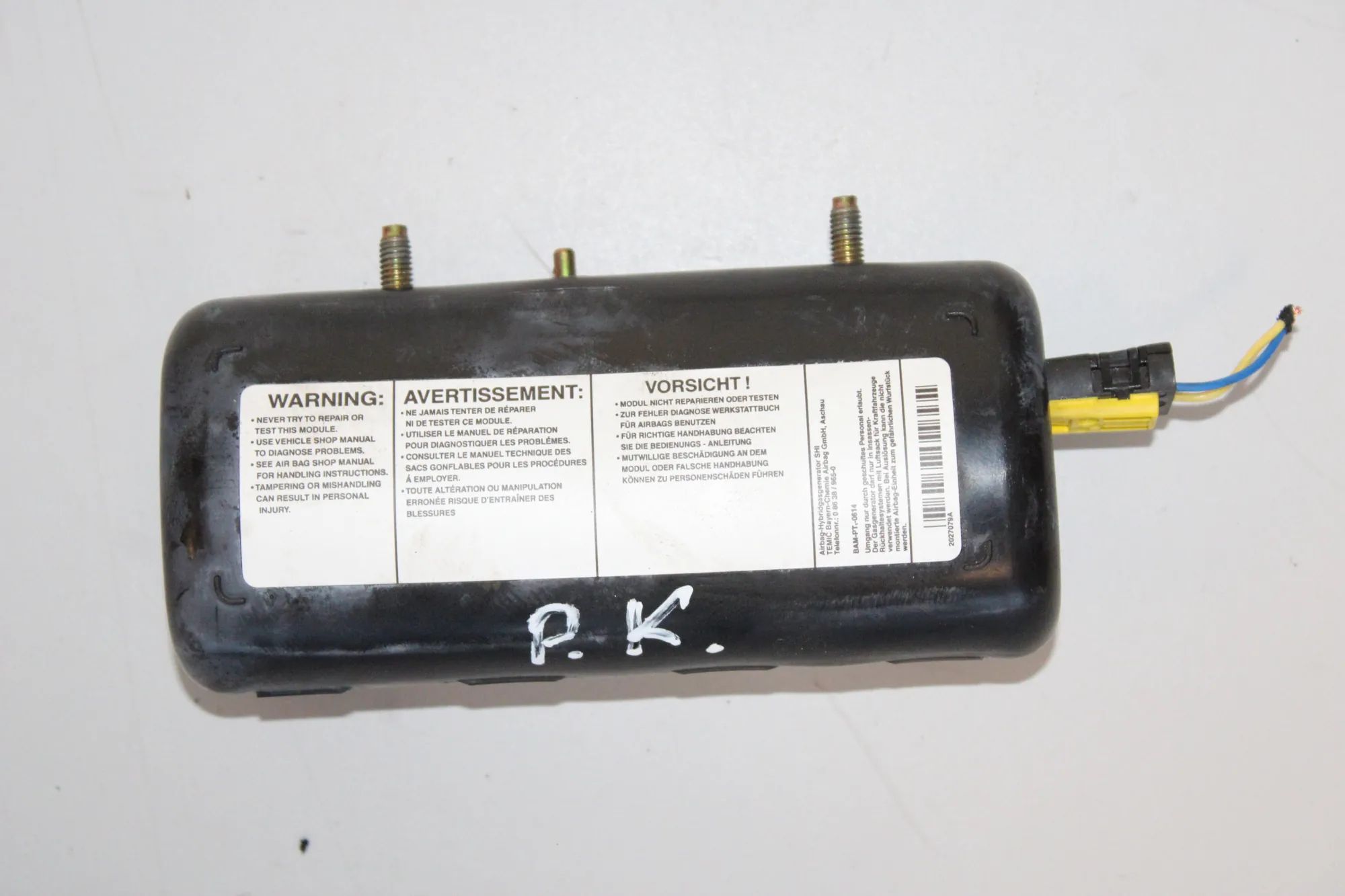 Jaguar XJ (X308) Seat airbag (SRS) Seat airbag (SRS) — JAGUAR XJ (X308) (1996-2003...