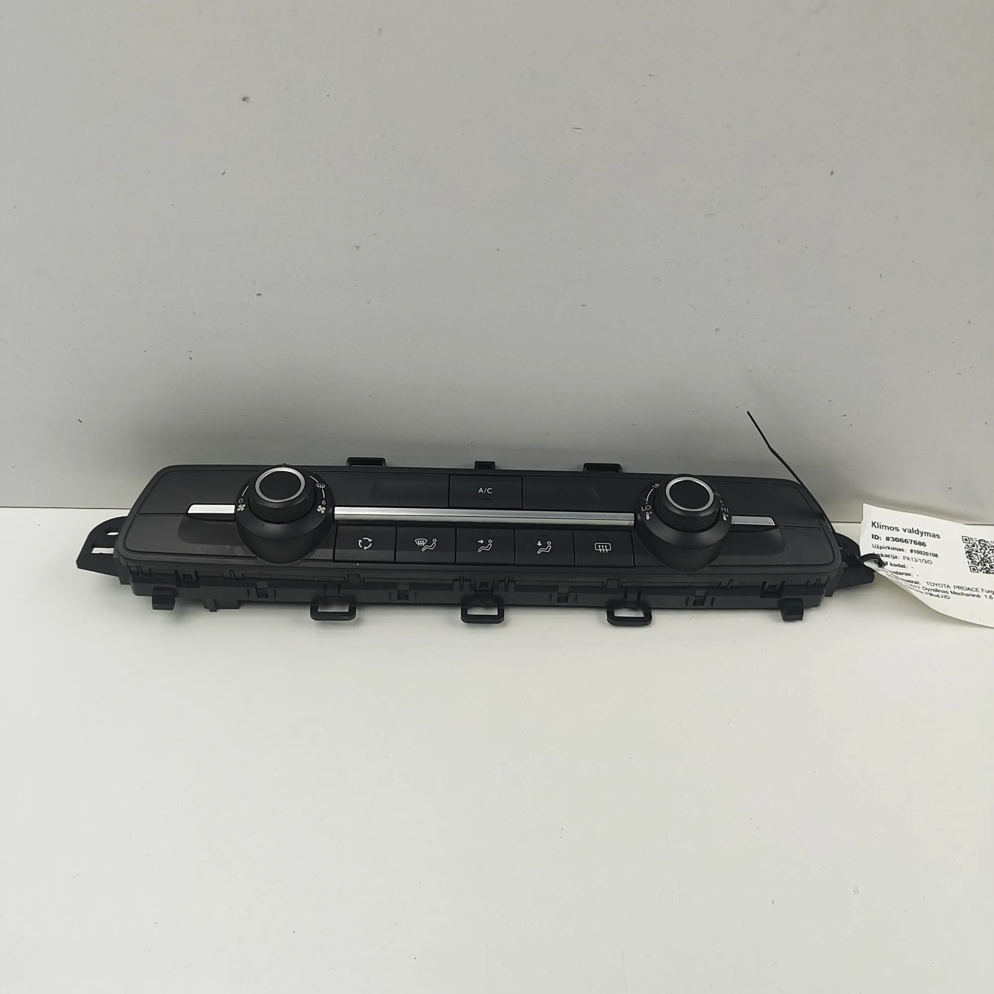 Toyota Proace Climate control unit Climate control unit — TOYOTA PROACE (Van MDZ_)...
