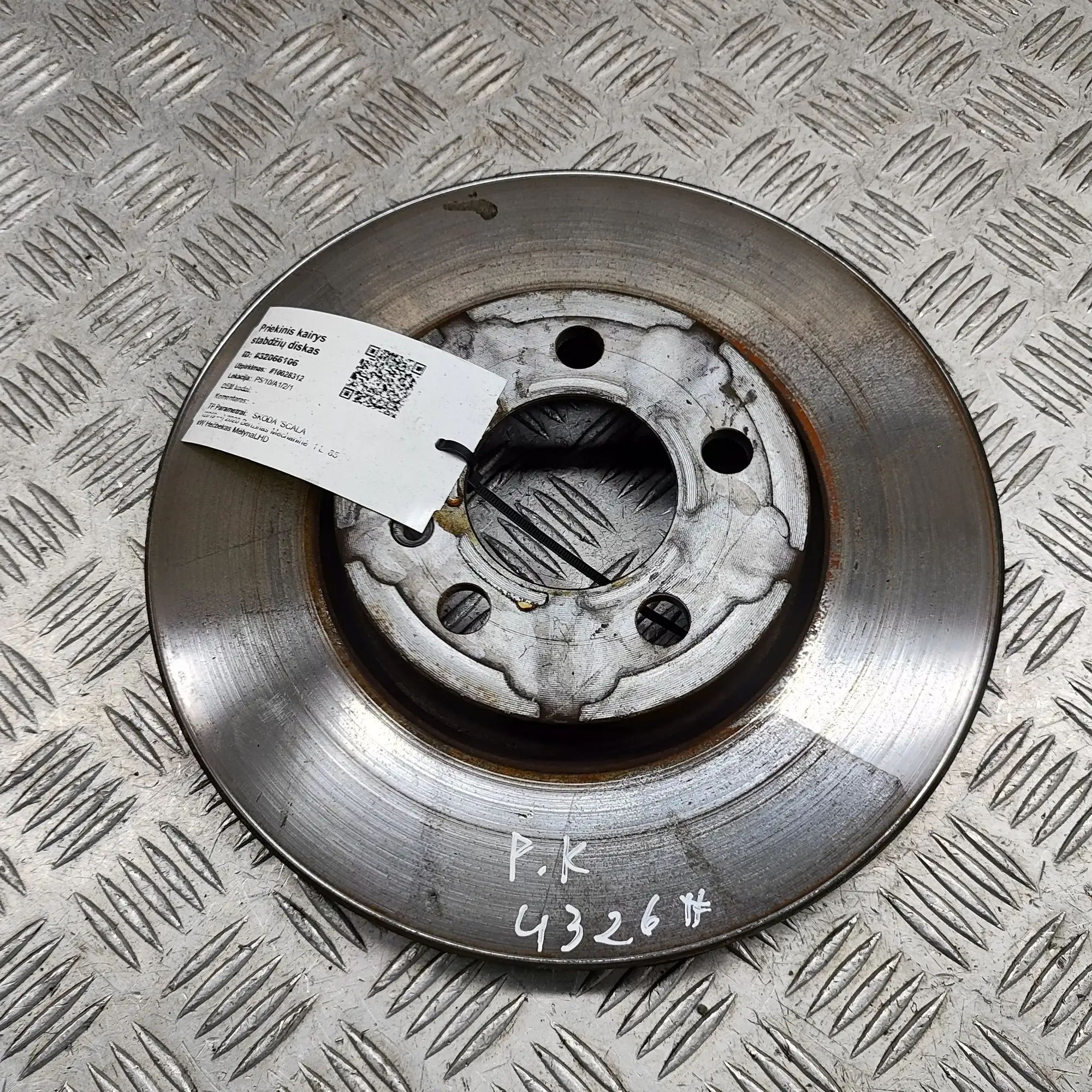 Skoda Scala Front Left Brake Disc Front Left Brake Disc — SKODA SCALA (2019-...) ...