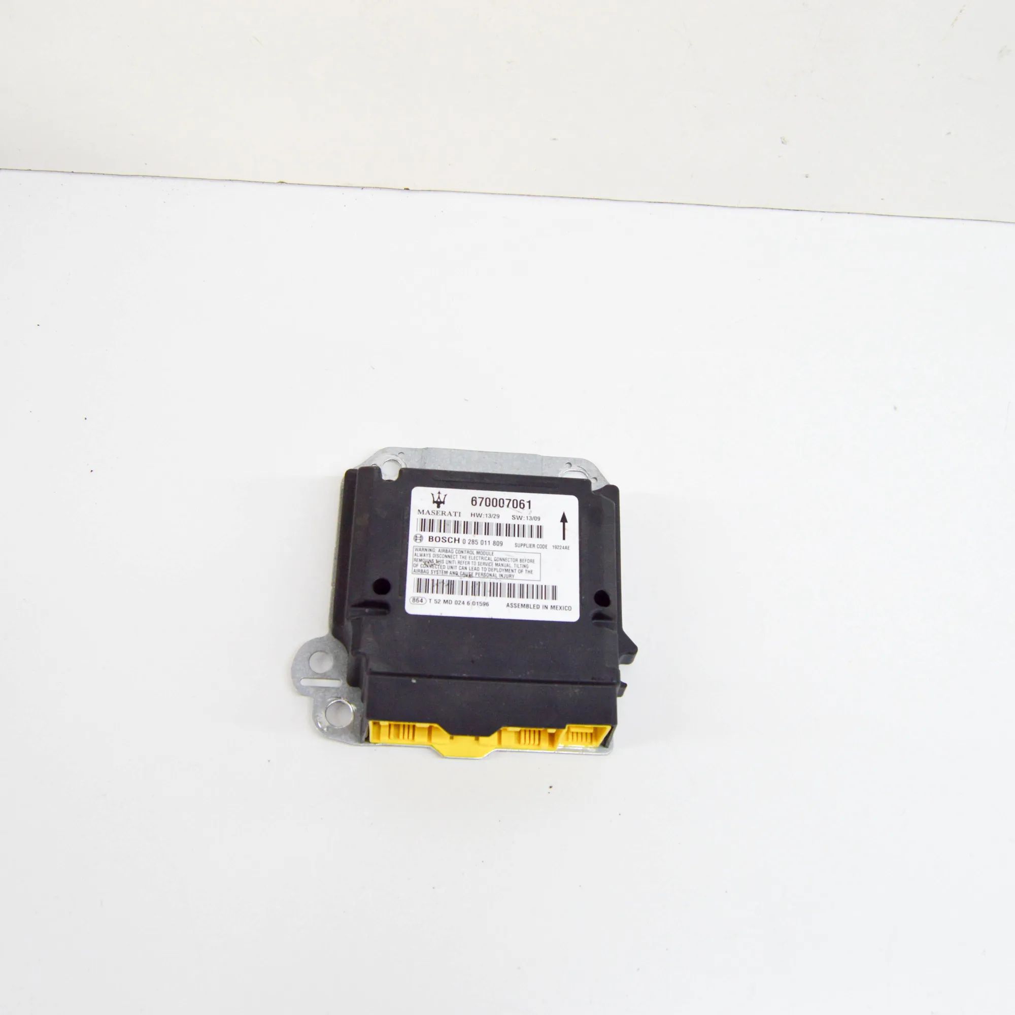 Maserati Ghibli SRS Control Unit SRS Control Unit — MASERATI GHIBLI (M157) (2013...