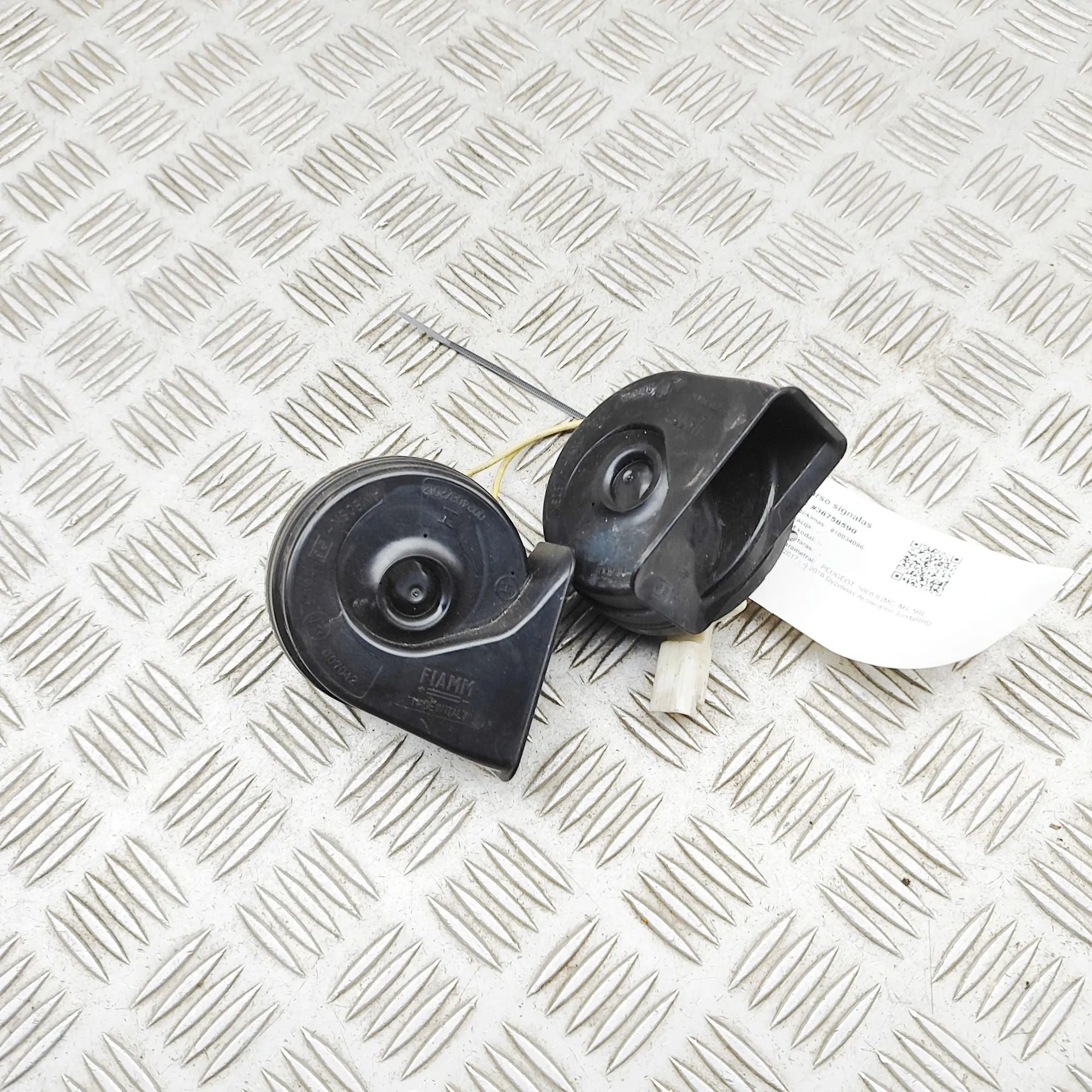 Peugeot 5008 Horn signal Horn signal — PEUGEOT 5008 (II MC, MJ, MR, M4) ...