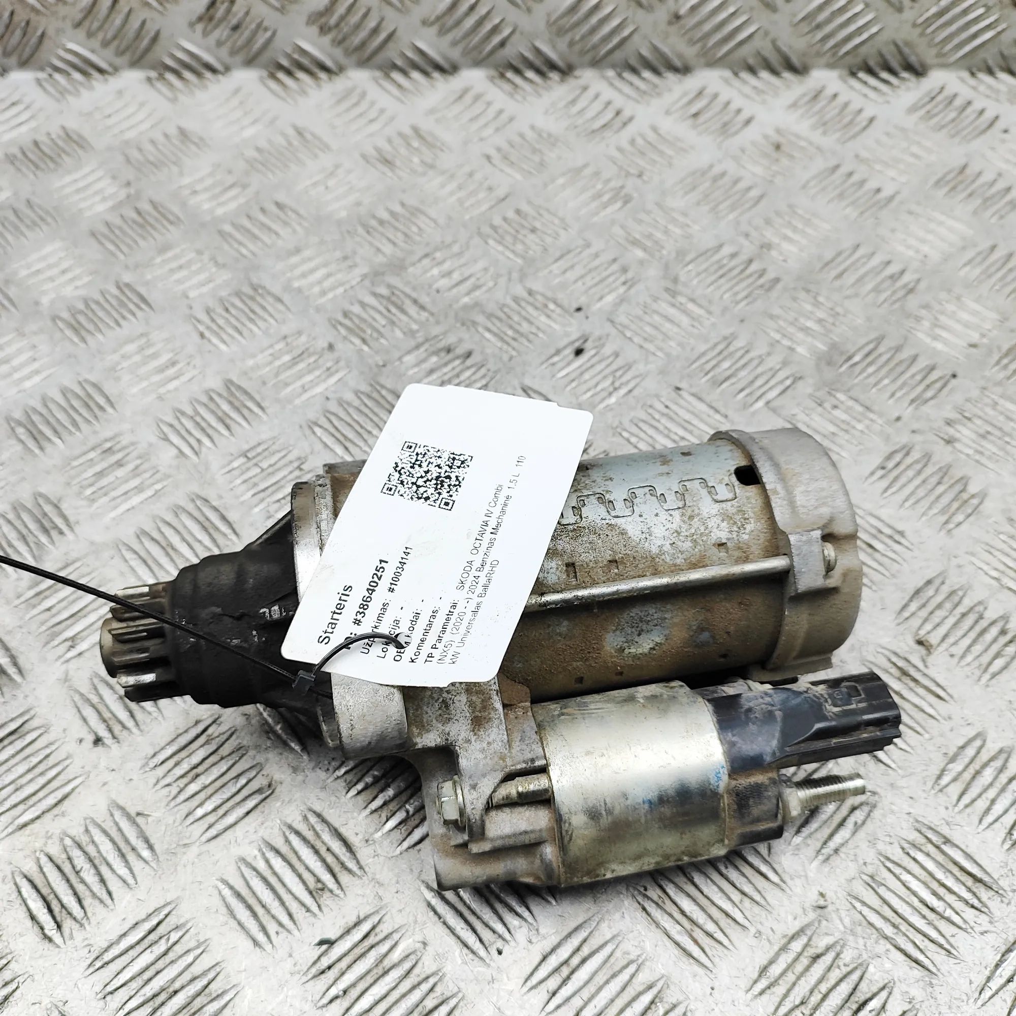 Skoda Octavia Starter Motor Starter motor — SKODA OCTAVIA (IV Combi NX5) (2...