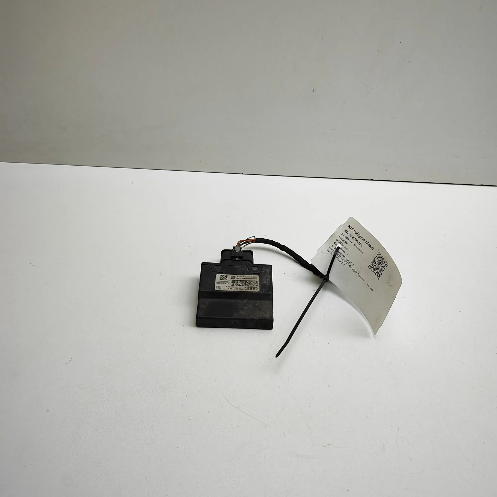 Audi TT (8S) Other Control Units Other Control Units — AUDI TT (FV3) (2014-...) ...