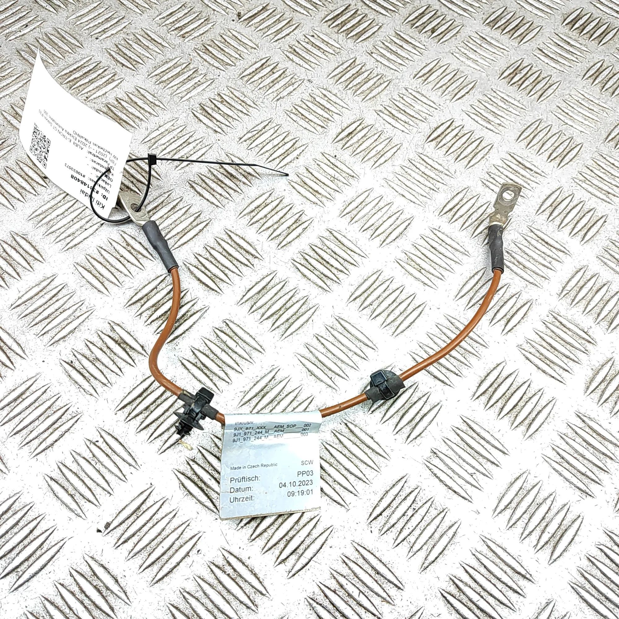 Audi e-tron GT (FW) Negative Battery Cable Negative Battery Cable — AUDI E-TRON GT (Saloon...