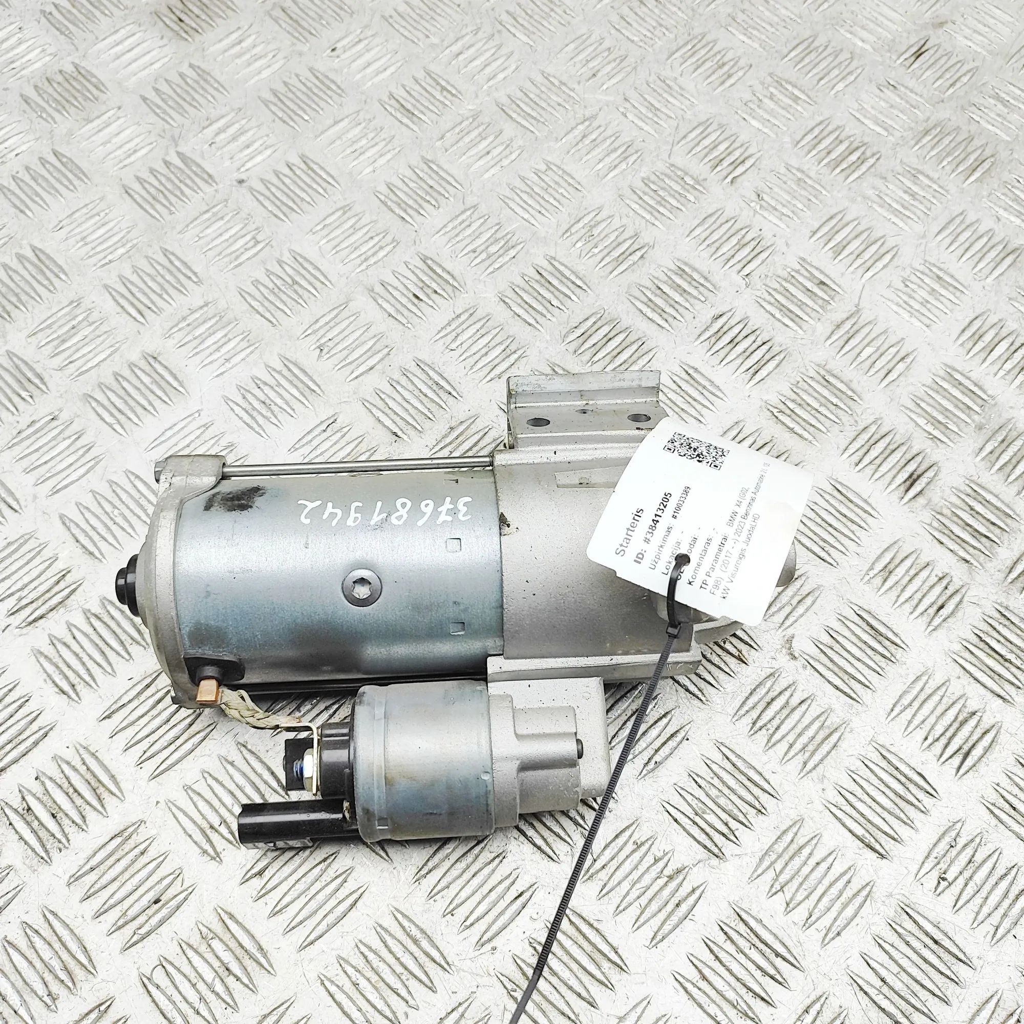 BMW X4 (G02) Starter Motor Starter motor — BMW X4 (G02, F98) (2017-...) — ...