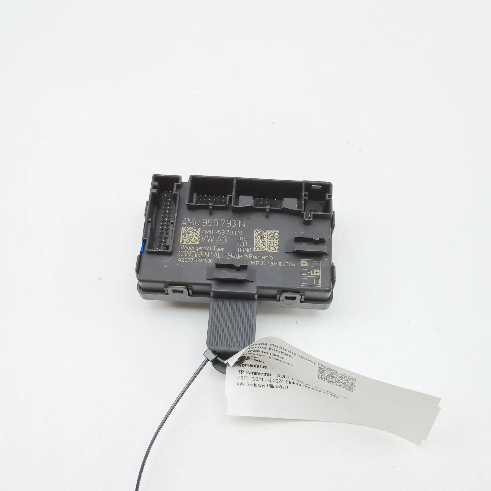 Audi e-tron GT (FW) Door control unit — front right Door control unit — front right — AUDI E-TRON G...