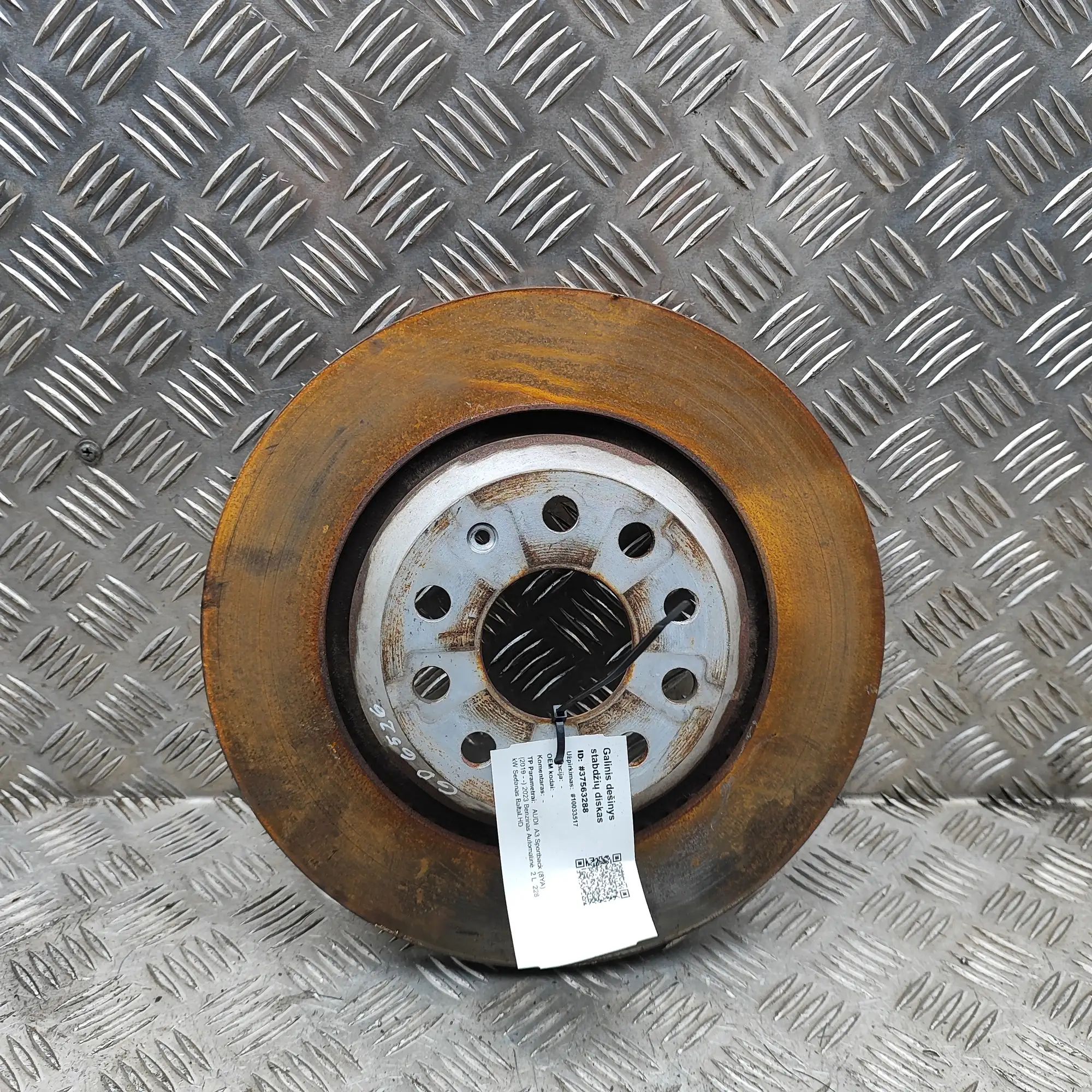 Audi A3 (8Y)  Rear Right Brake Disc Rear Right Brake Disc — AUDI A3 (Sportback 8YA)...