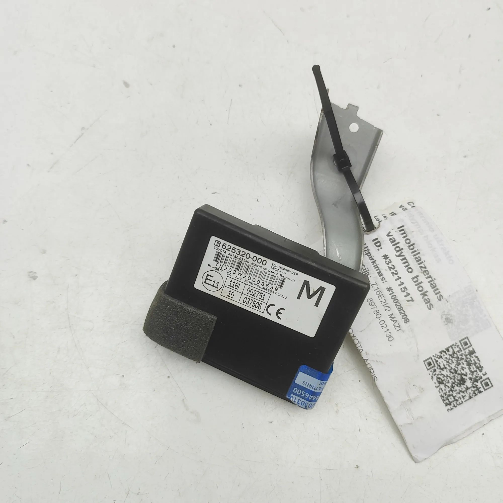 Toyota Auris Immobiliser Control Module Immobiliser Control Module — TOYOTA AURIS (_E18...