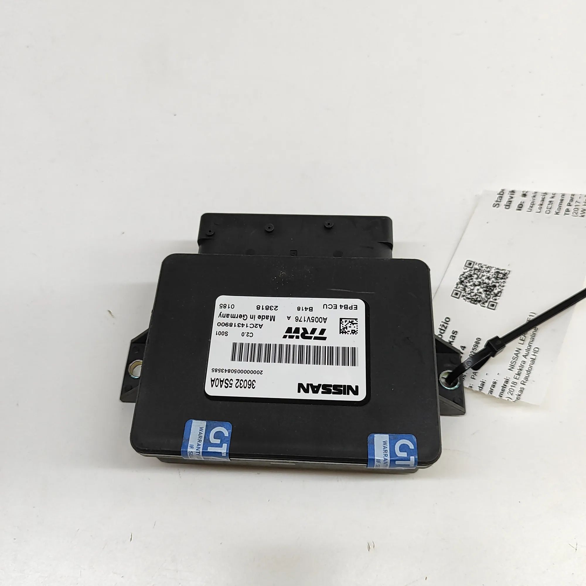 Nissan Leaf Handbrake Control Unit Handbrake Control Unit — NISSAN LEAF (ZE1) (201...