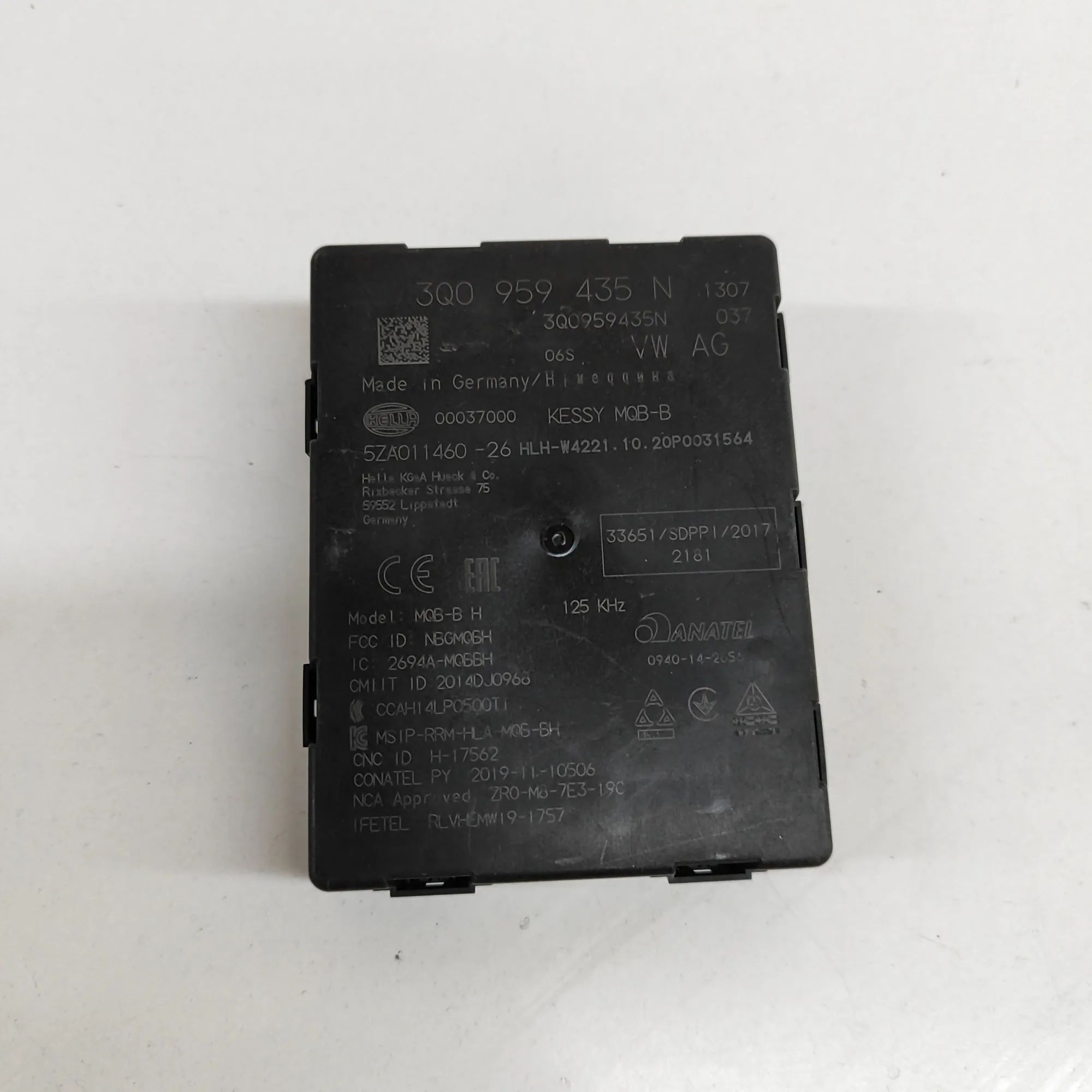 Volkswagen Tiguan Keyless Control Unit Keyless Control Unit — VW TIGUAN (AD1) (2016-.....