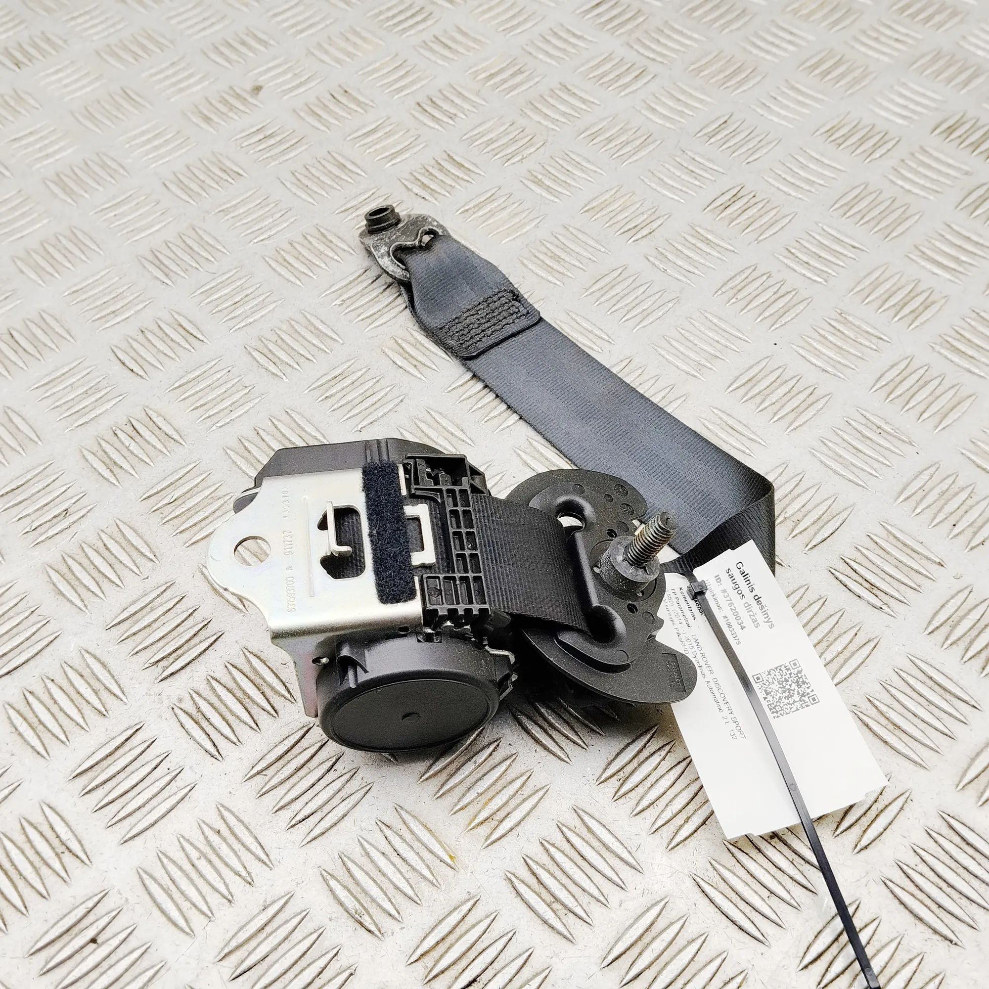 Land Rover Discovery Rear Right Seatbelt Rear Right Seatbelt — LAND ROVER DISCOVERY SPOR...