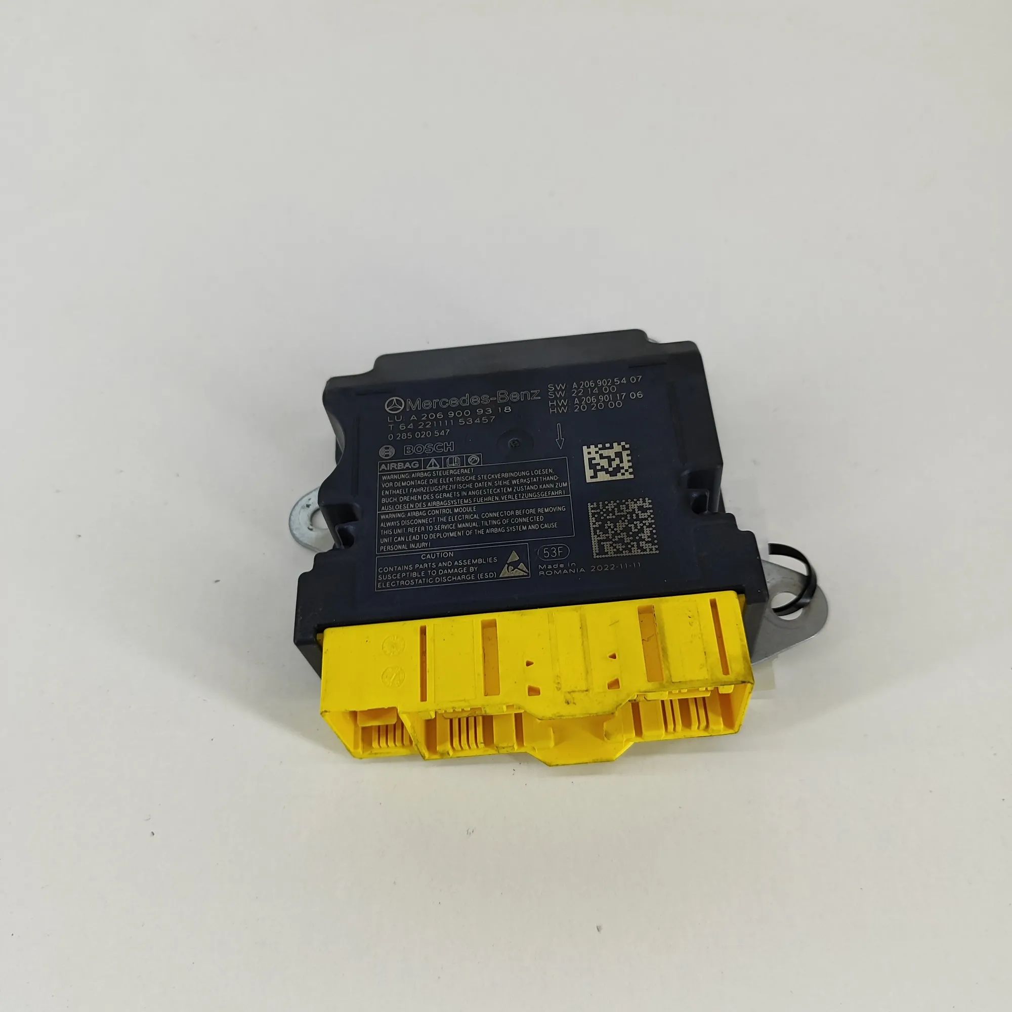 Mercedes-Benz GLC (X253) SRS Control Unit SRS Control Unit — MERCEDES-BENZ GLC (X254) (20...