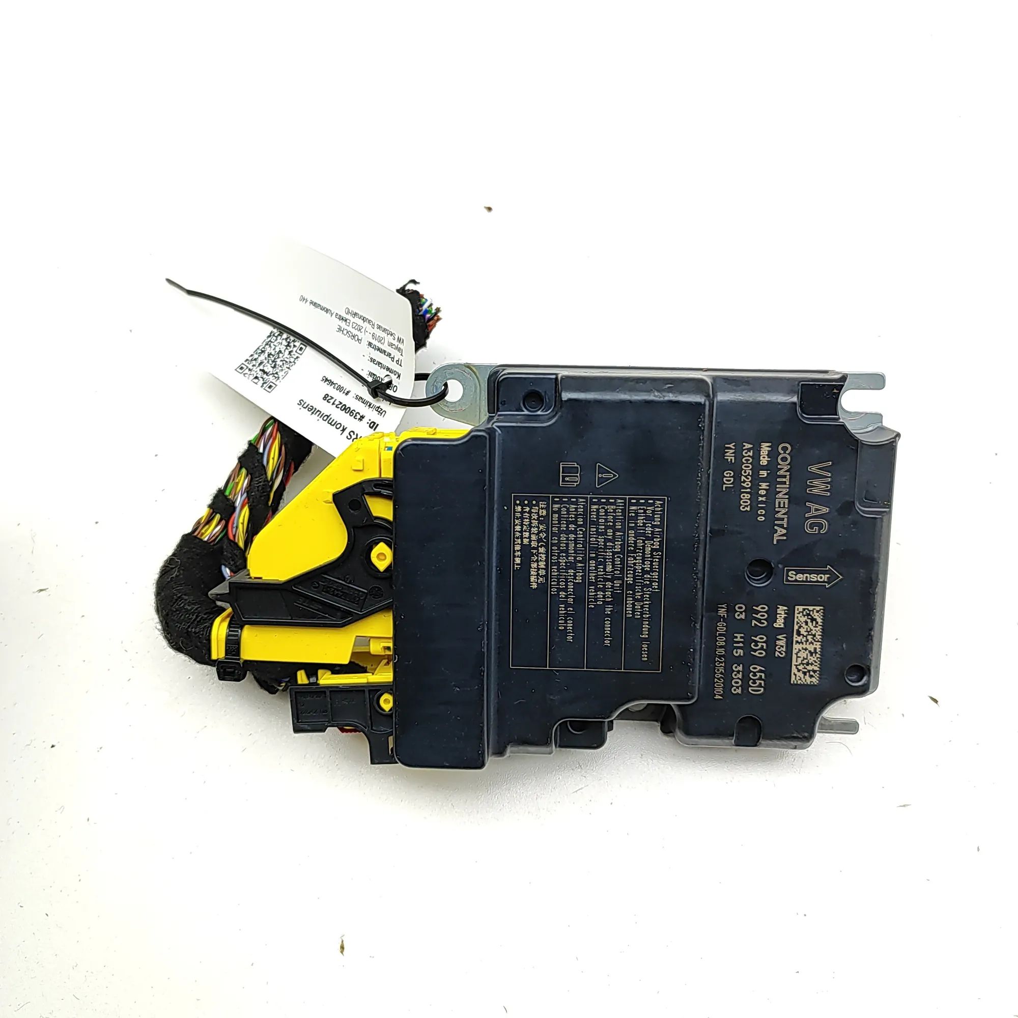 Porsche Taycan SRS Control Unit SRS Control Unit — PORSCHE TAYCAN (9J) (2019-PR...
