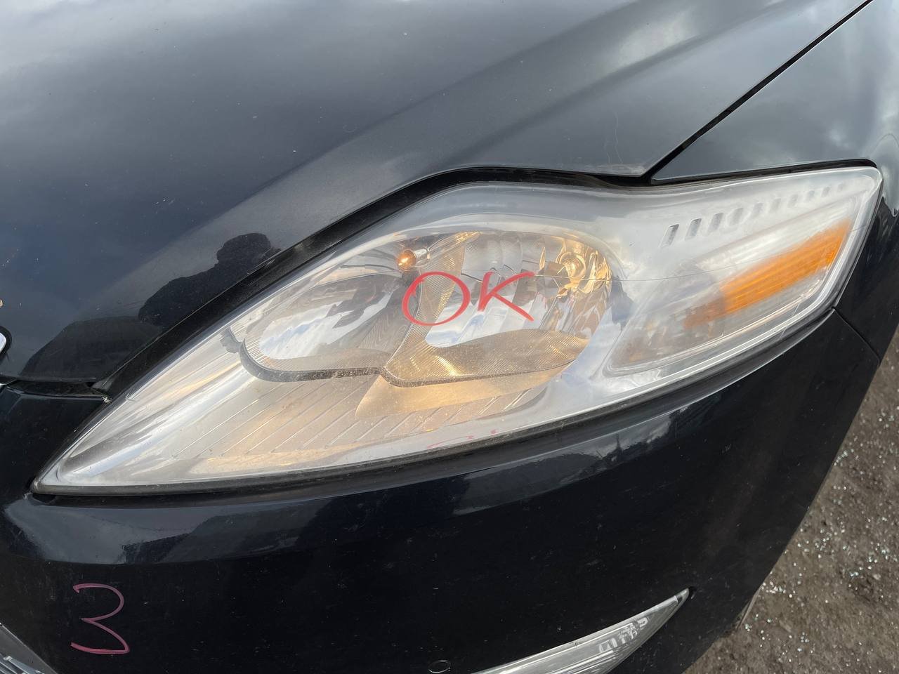 Ford Mondeo Left headlight Left headlight — FORD MONDEO Mk IV (BA7) (2007-...