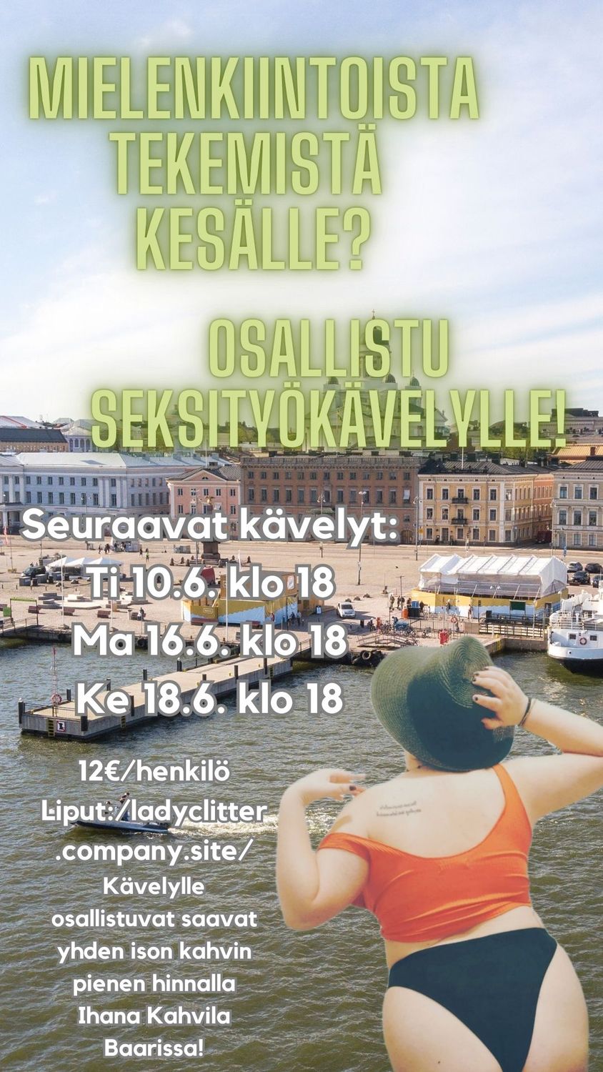 Seksityökävely ke 18.6. klo 18