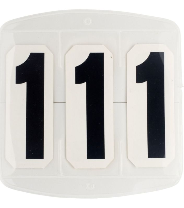 Competition number velcro