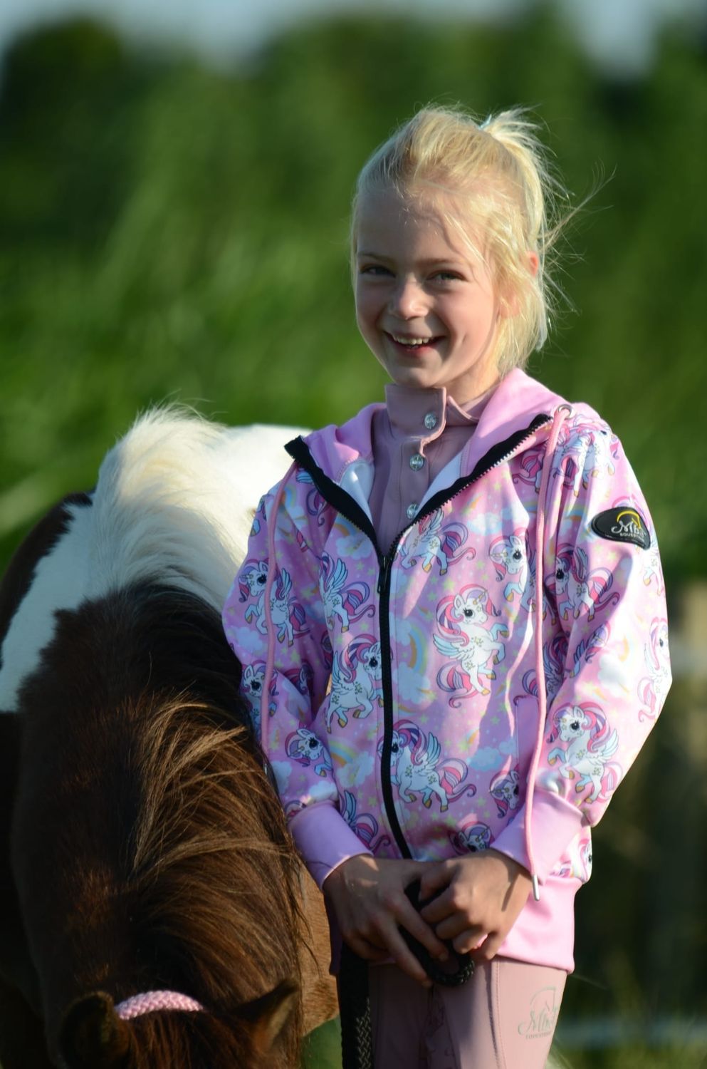 Unicorn vest roze
