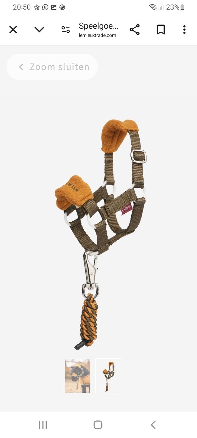Lemieux Voque halsterset toypony