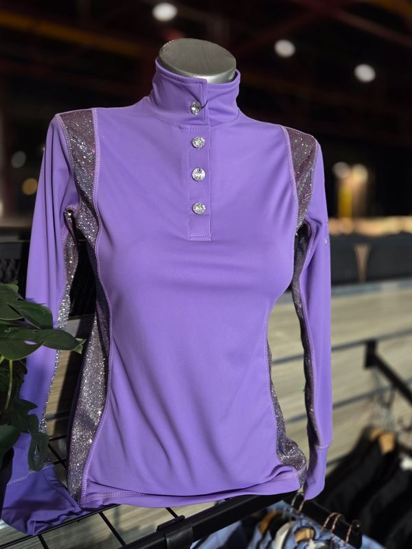 MbF Sparkle mesh longsleeve lilac
