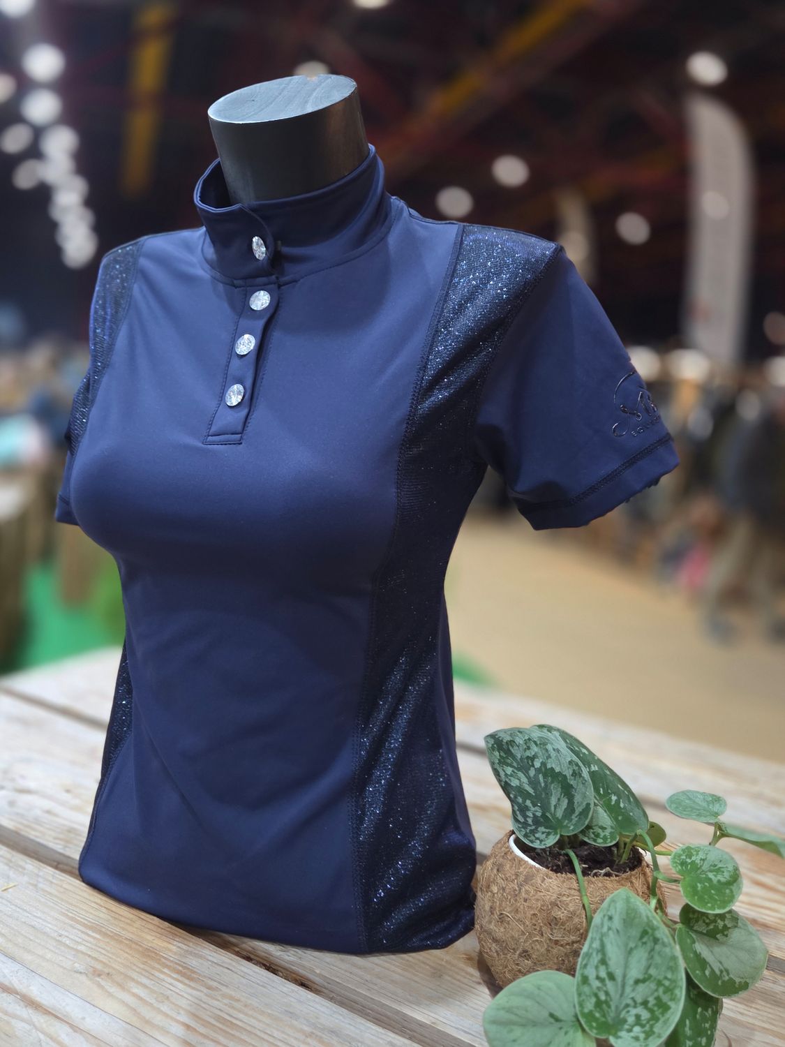 MbF Sparkle mesh shortsleeve