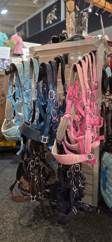 MbF halter leather strass
