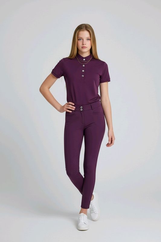 MbF Mesh Air short Plum
