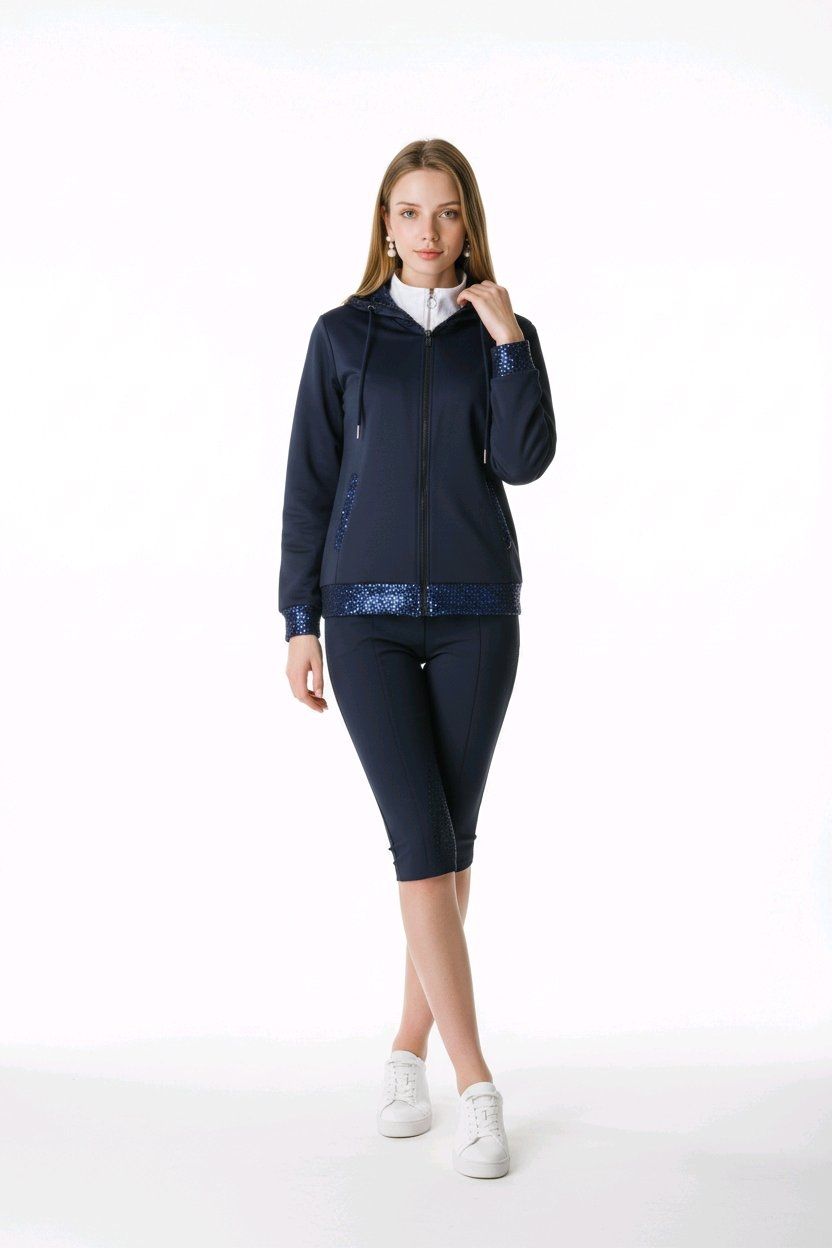 MbF Glitter vest navy 